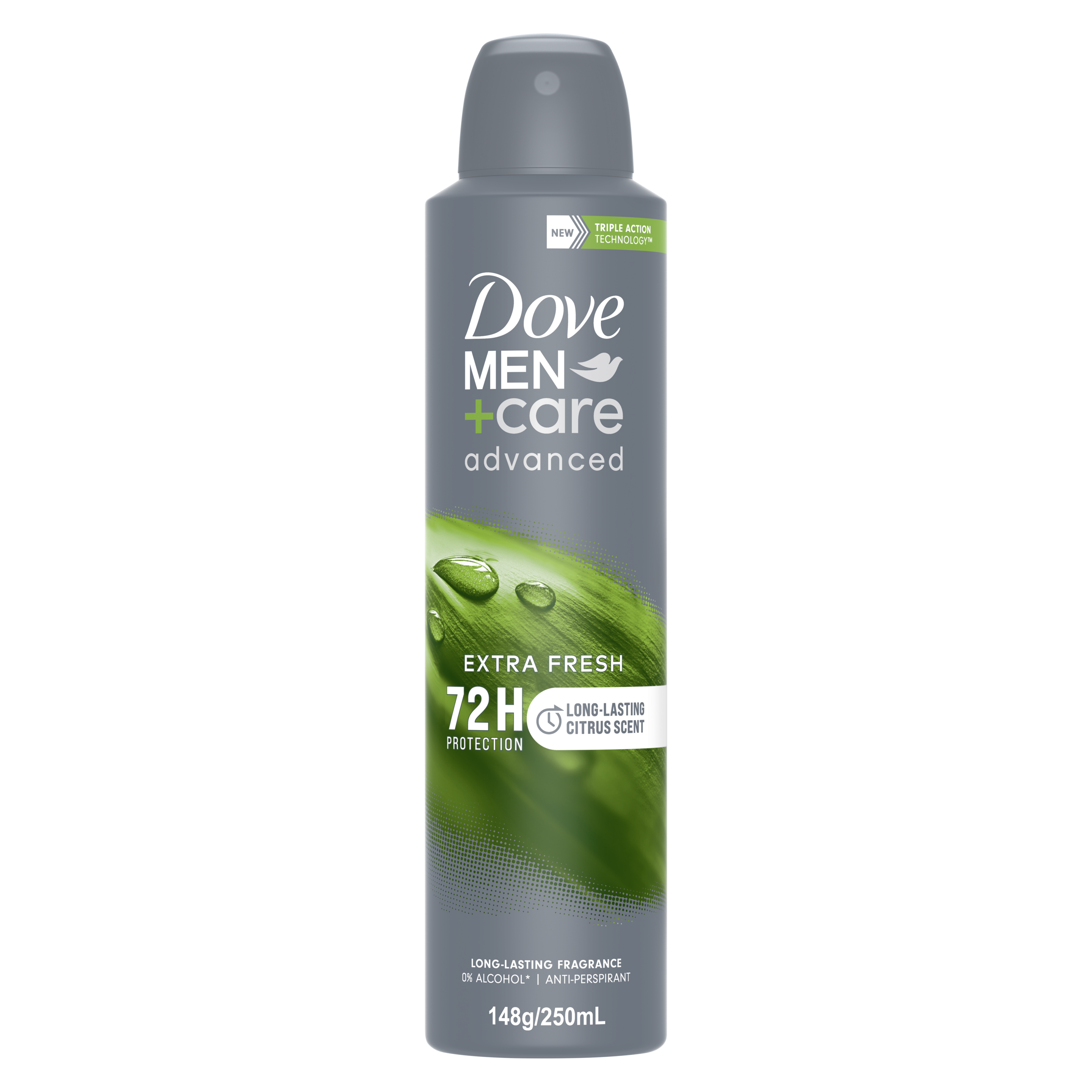 DOVE MEN+ CARE ADVANCED ANTIPERSPIRANT AEROSOL EXTRA FRESH 250 ML