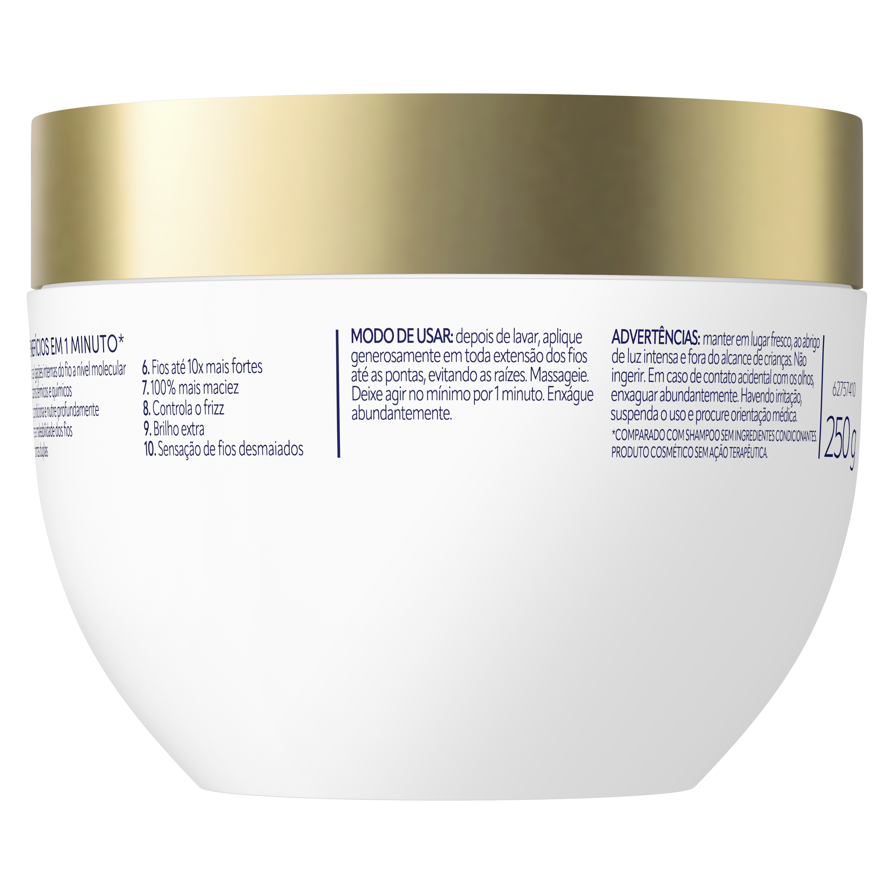 Máscara de Tratamento 10 em 1 Dove Bond Intense Repair 250g