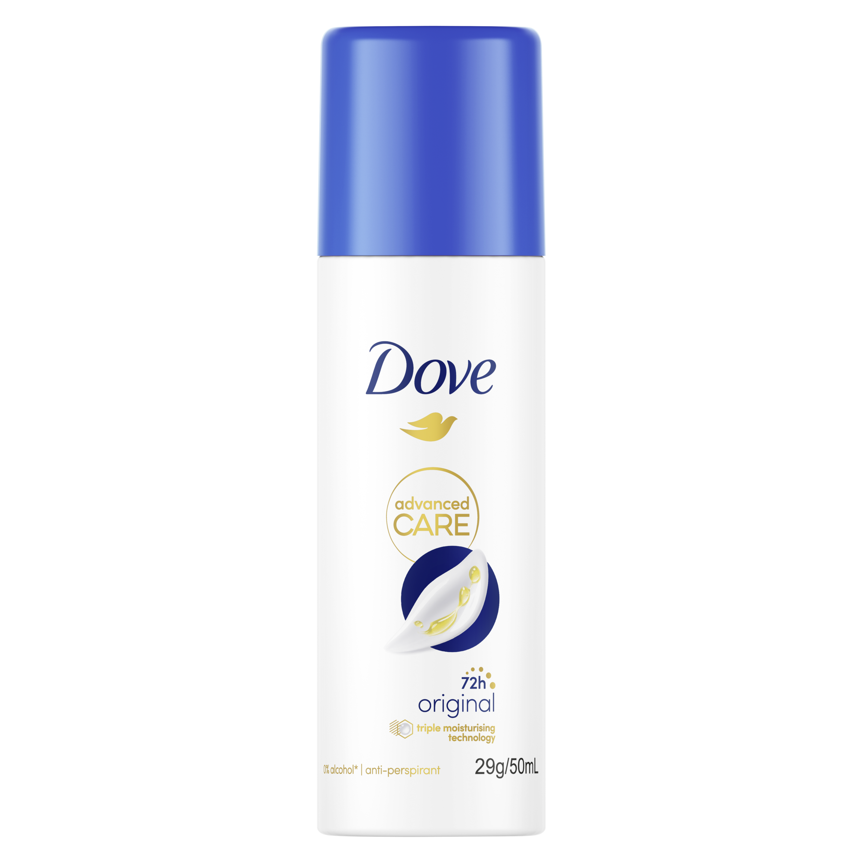 DOVE ADVANCED ANTIPERSPIRANT AEROSOL ORIGINAL 50 ML