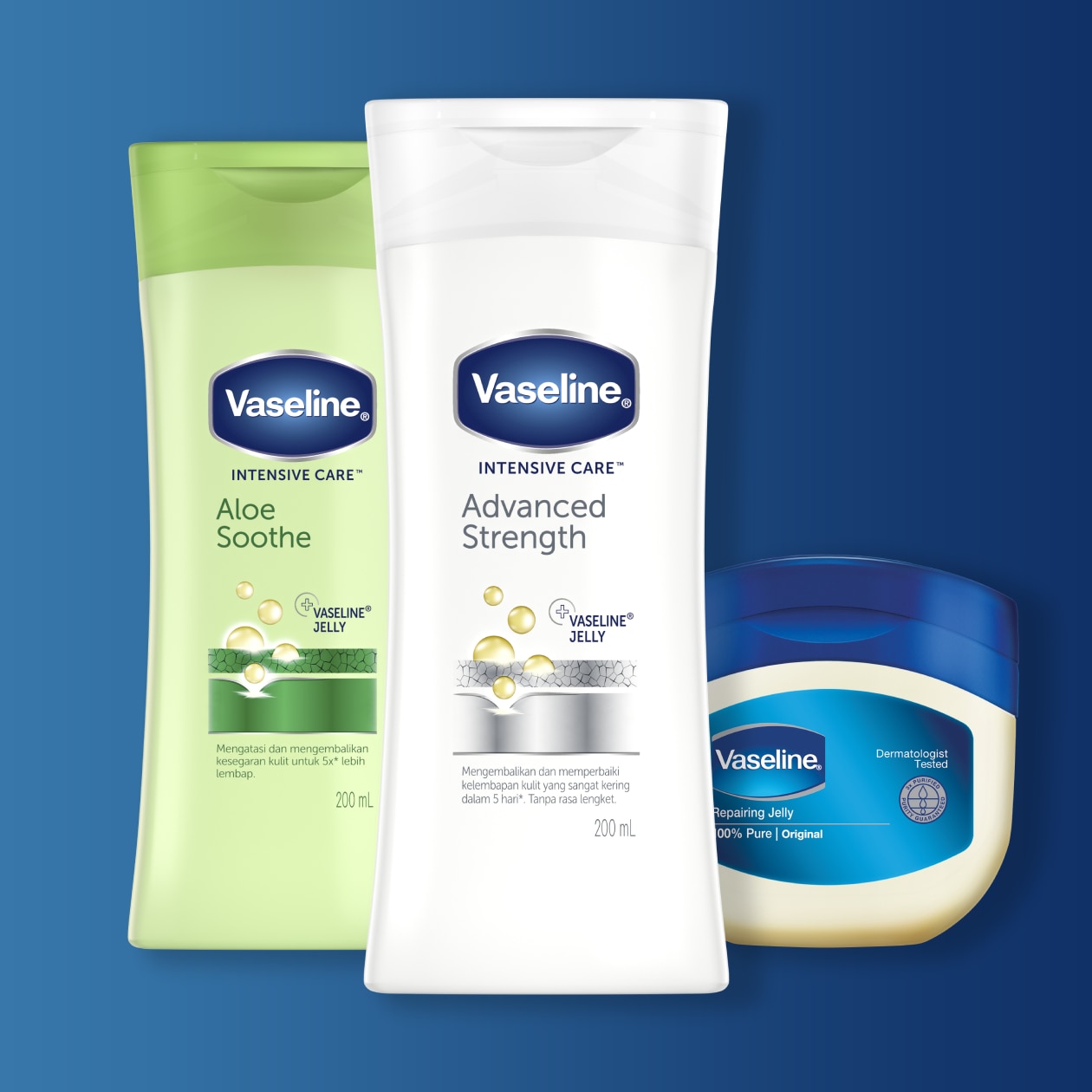 Jajaran produk Vaseline