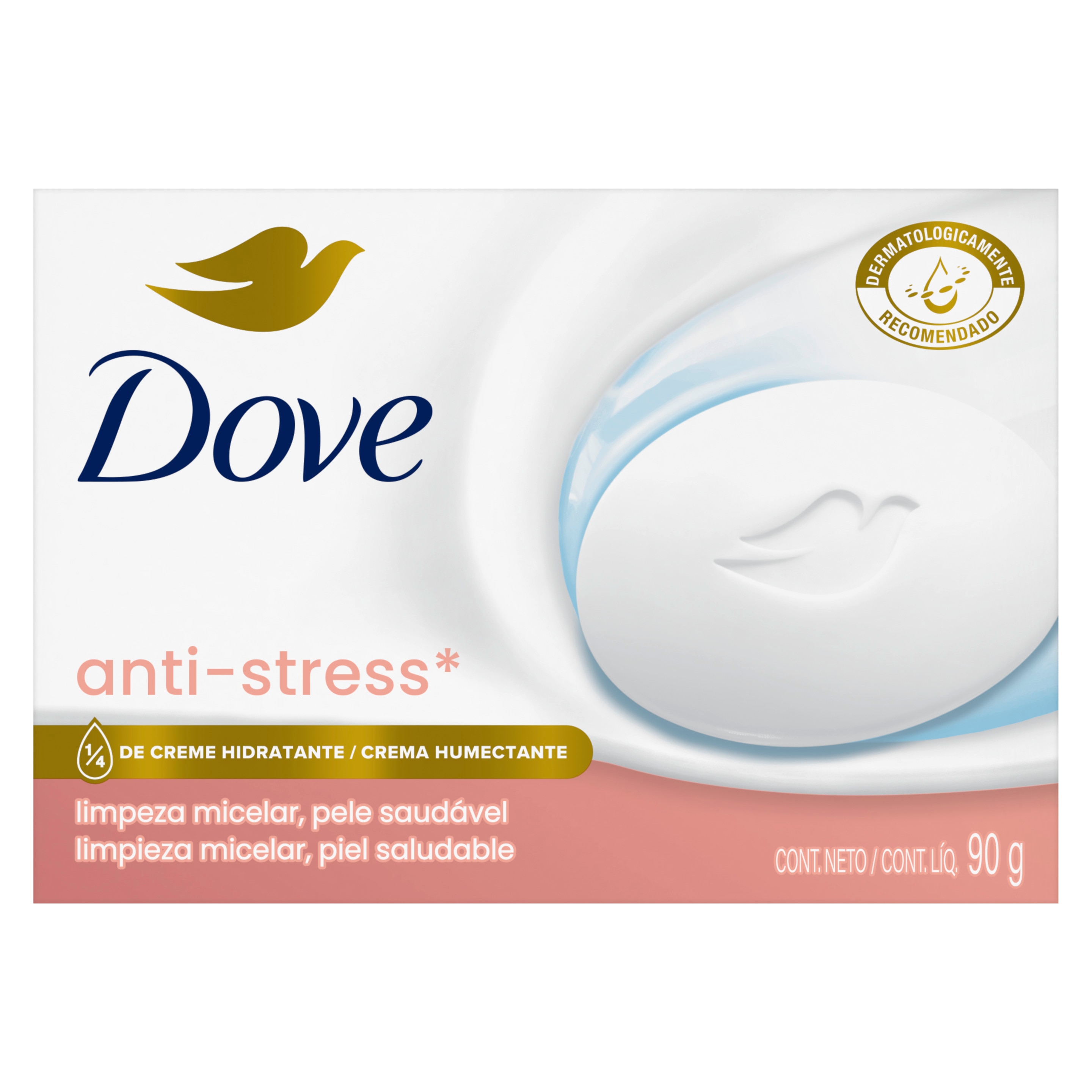 Envase Jabón en barra Dove con agua micelar 90g packshot