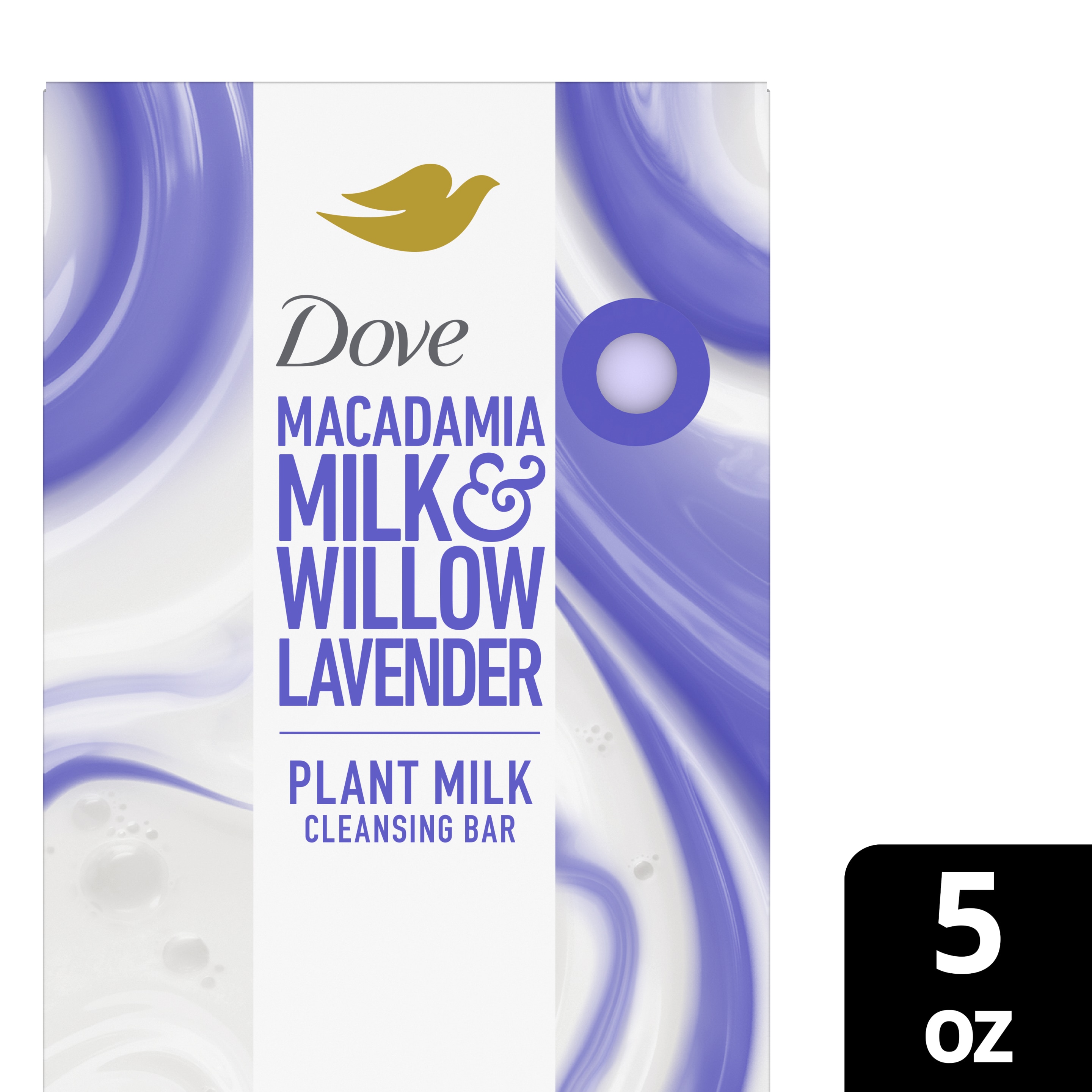 Dove Macadamia Milk & Willow Lavender Plant Milk Cleansing Bar