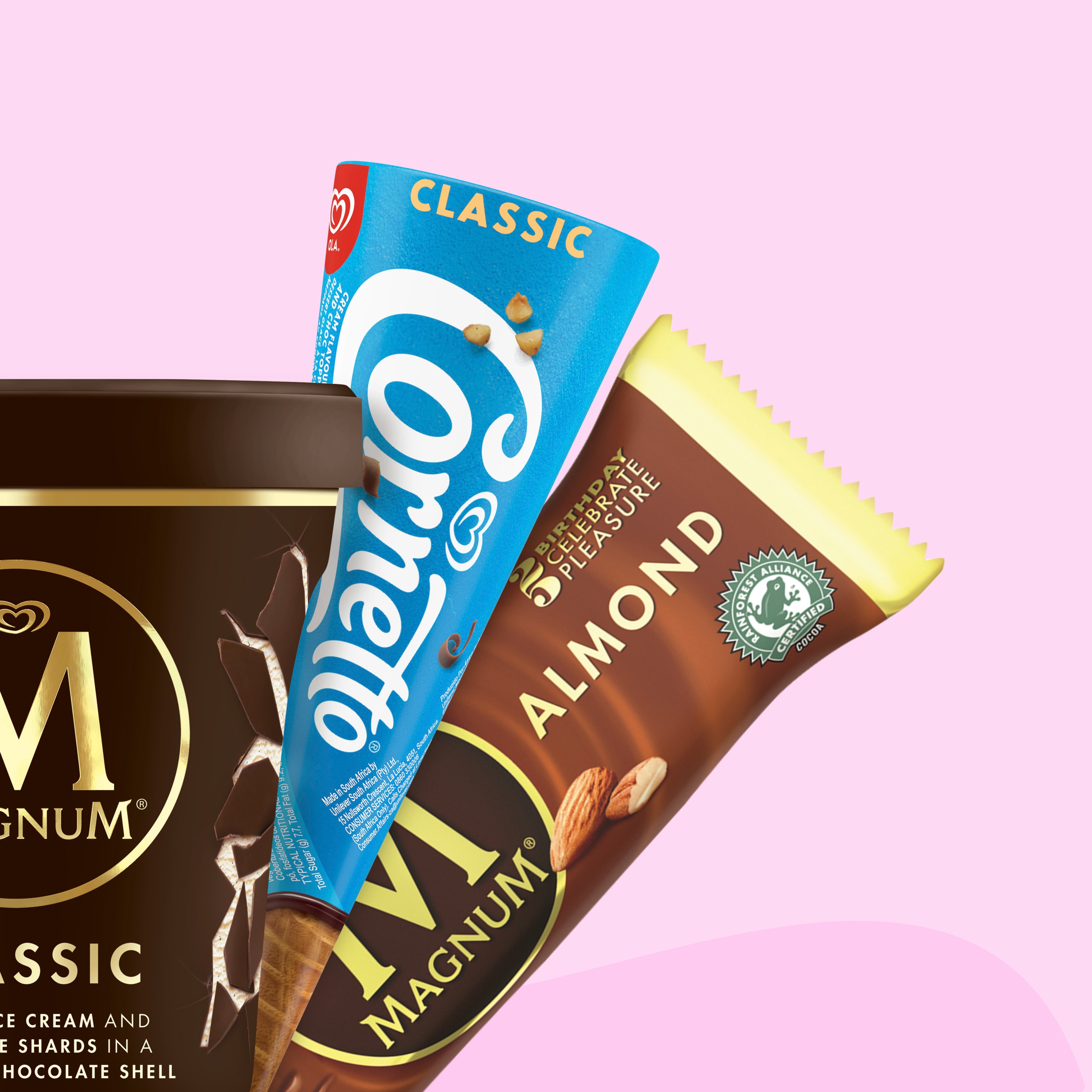 Algida csomagolt termékek