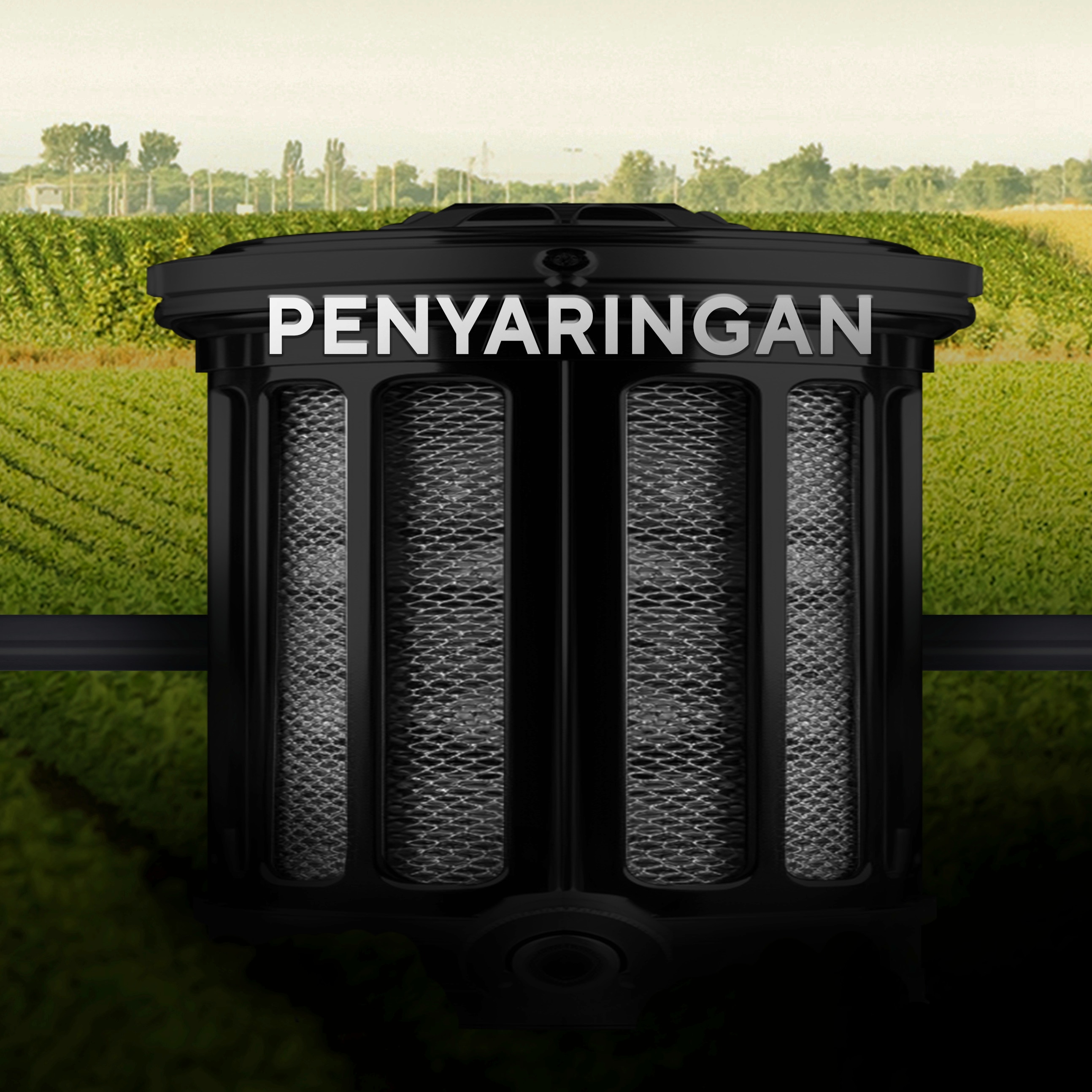 Proses penyaringan agar terbebas dari partikel pengotor dari gula.