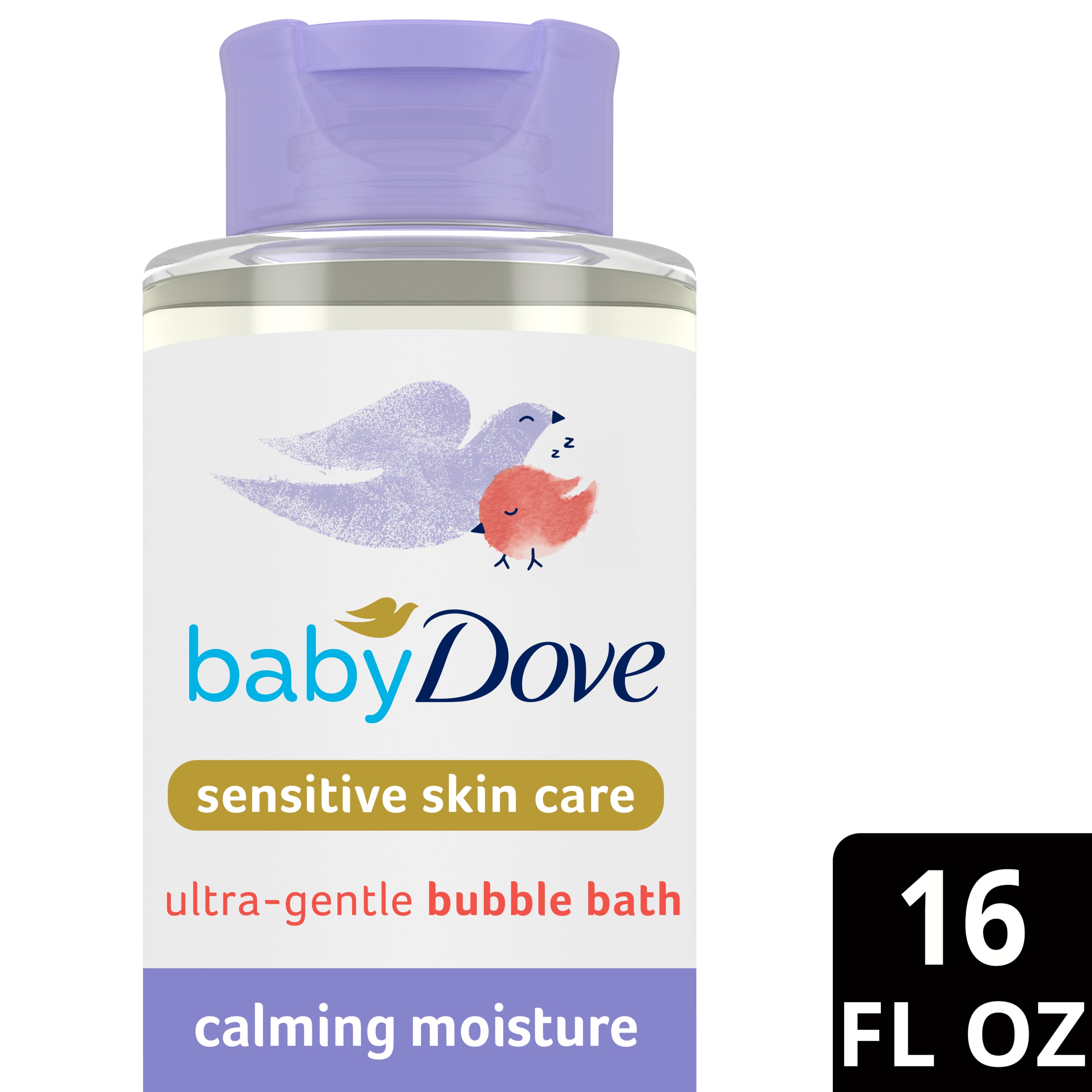 Dove Calming Moisture Ultra-Gentle Bubble Bath 16 oz