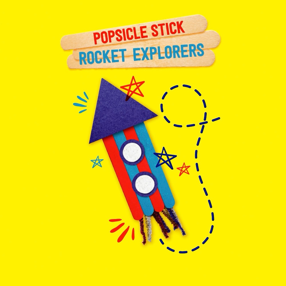 Popsicle Stick Rocket Explorers