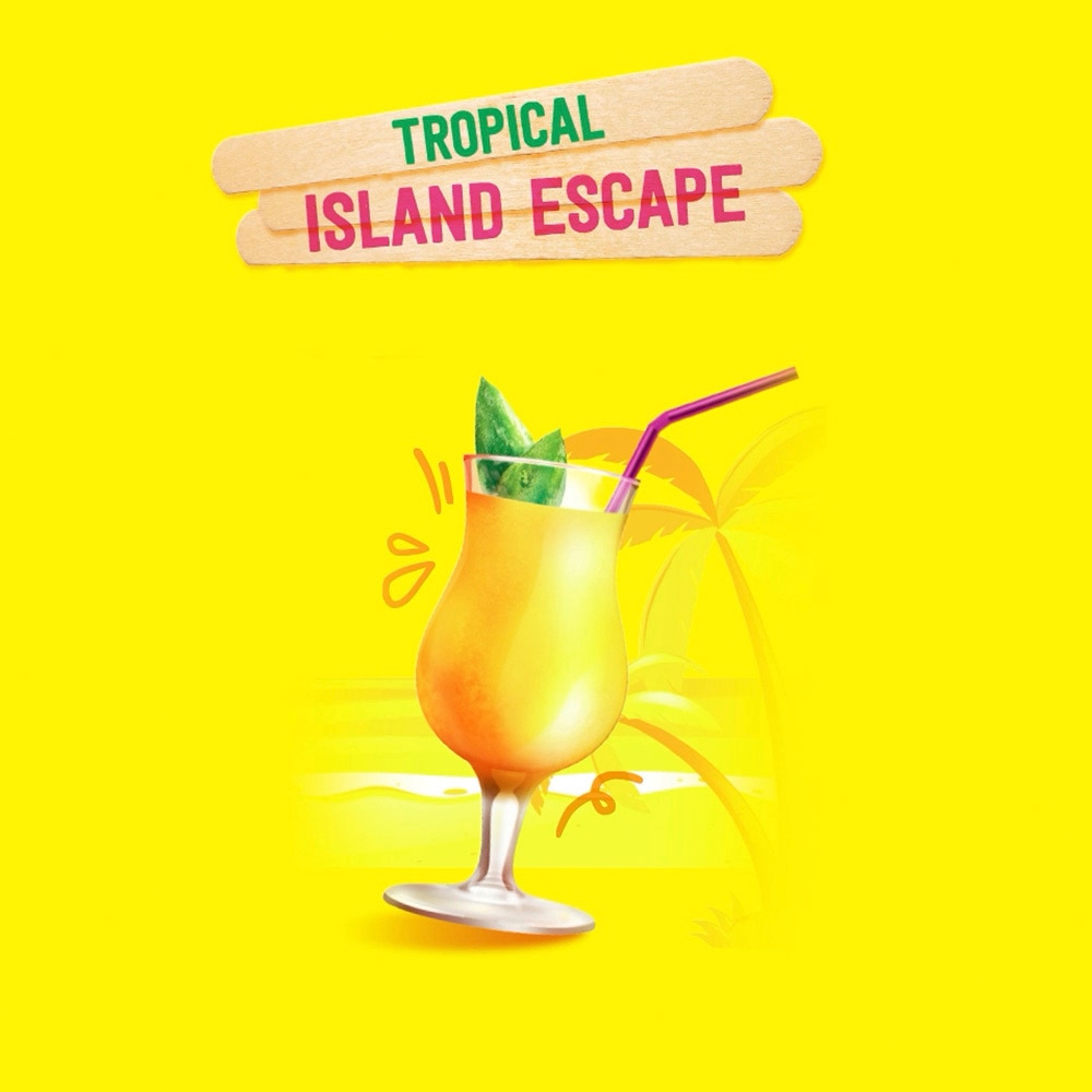 Popsicle tropical island escape