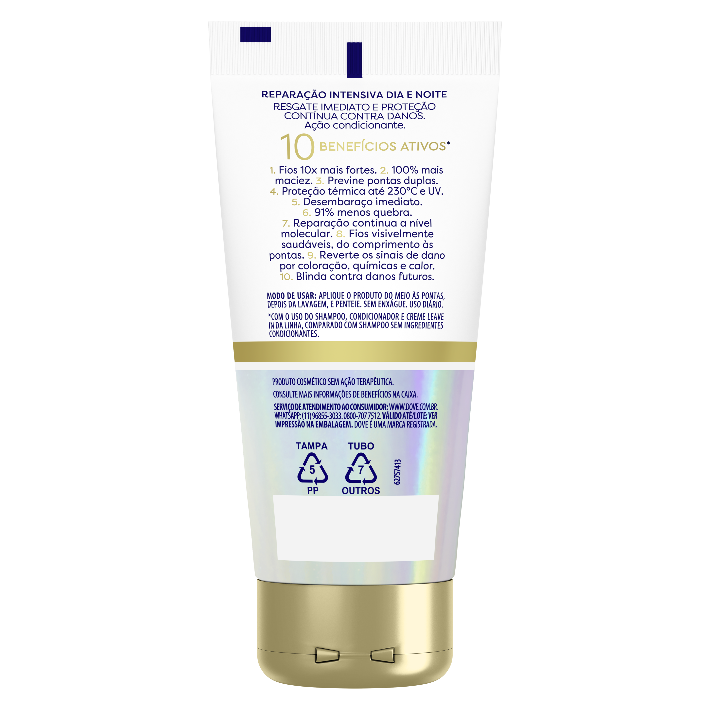 Creme Leave-In Dove Bond Intense Repair 50ml