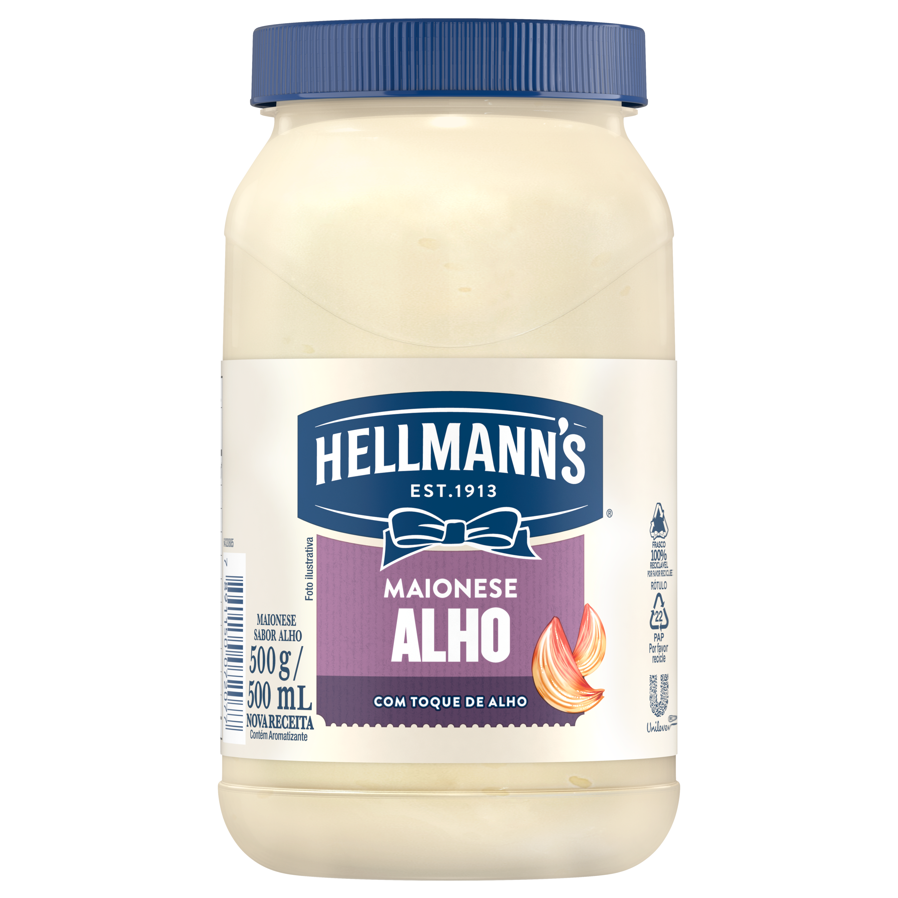 Maionese Hellmann's Alho 500g | Hellmanns