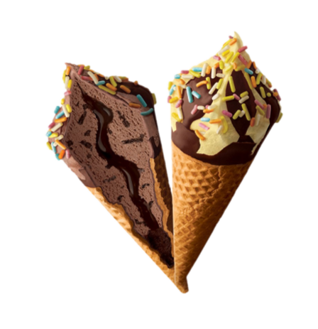 Klondike B-Day Every Day and Chocolate Crumble Cake Cones packshot