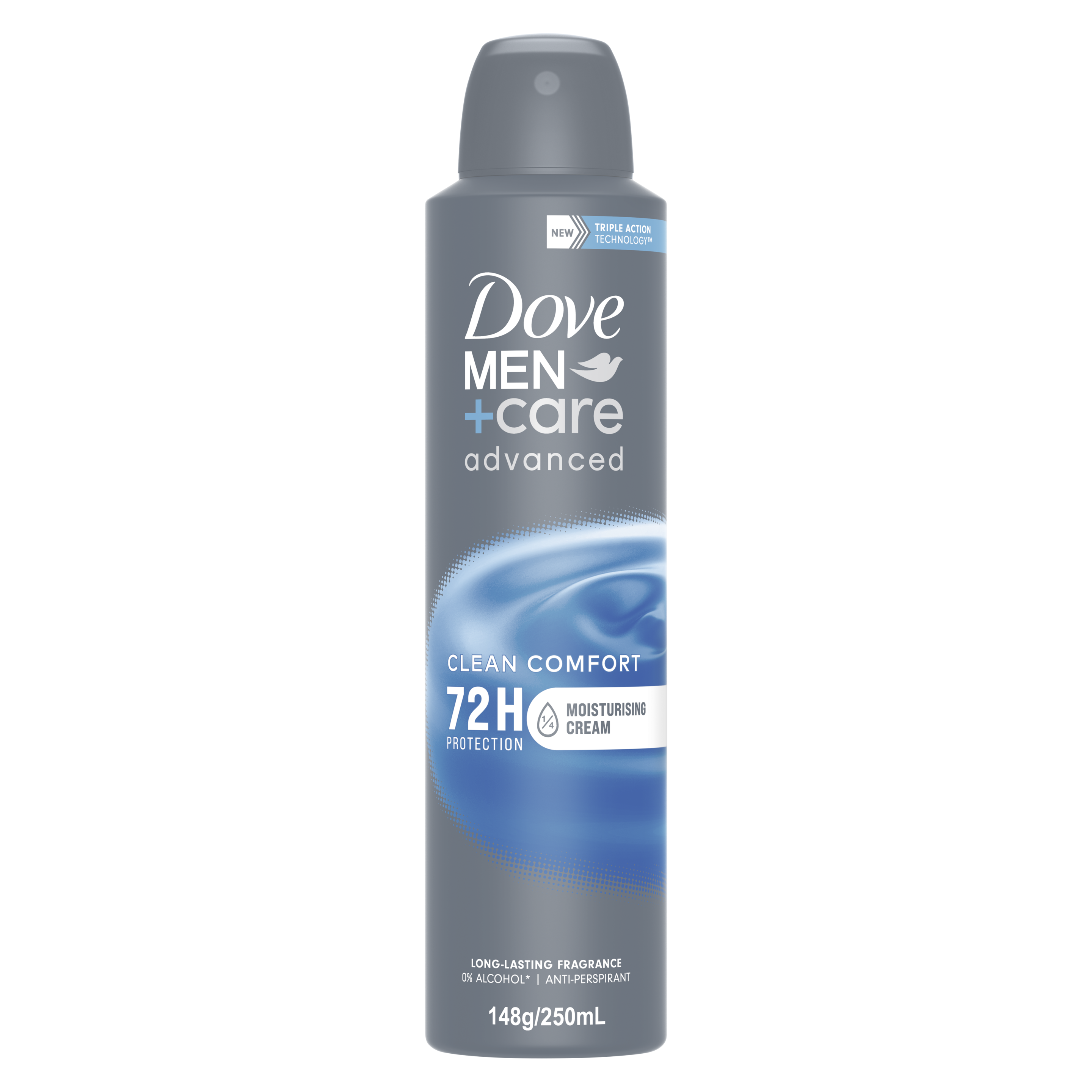 DOVE MEN+ CARE ADVANCED ANTIPERSPIRANT AEROSOL CLEAN COMFORT 250 ML