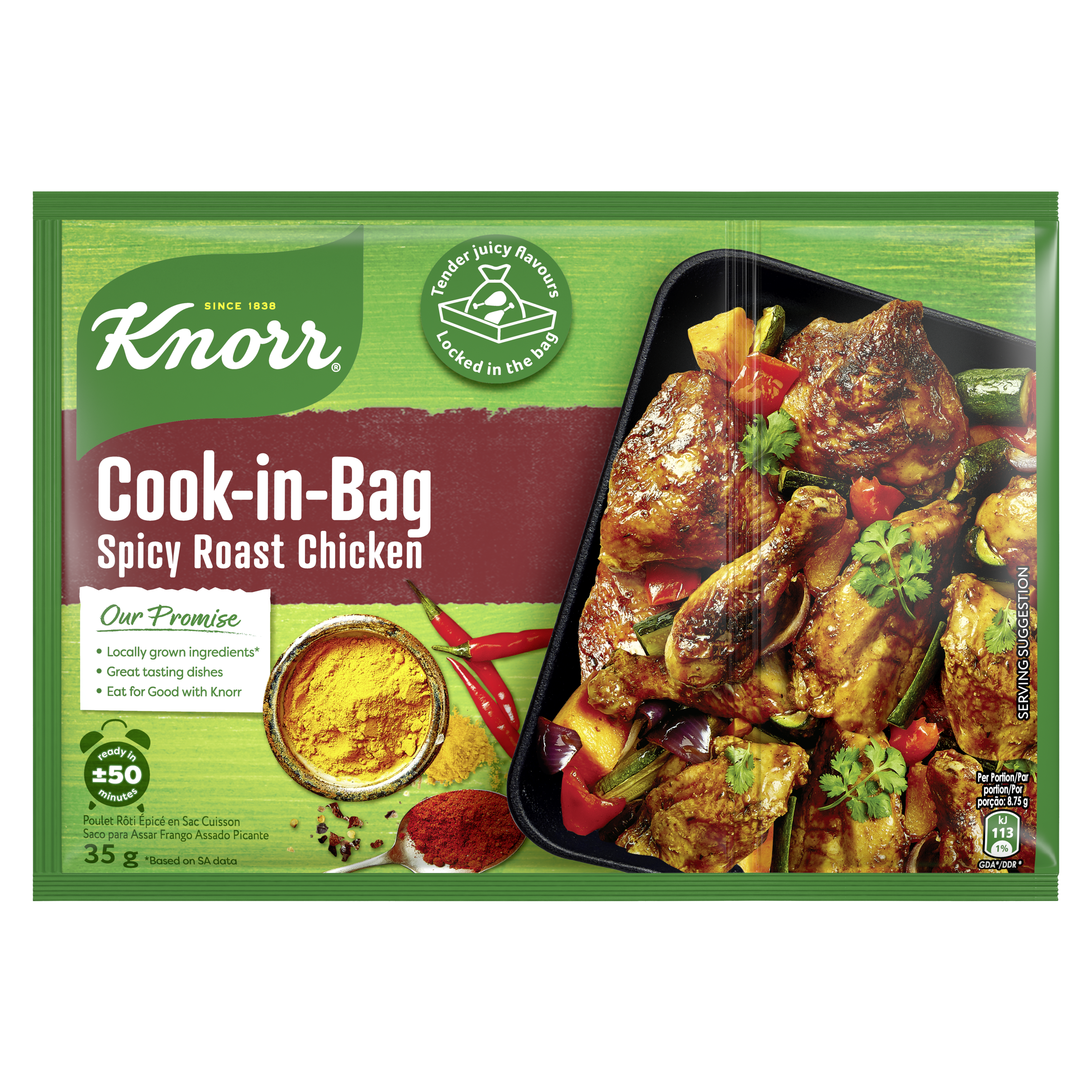 Knorr Spicy Roast Chicken Cook-In-Bag