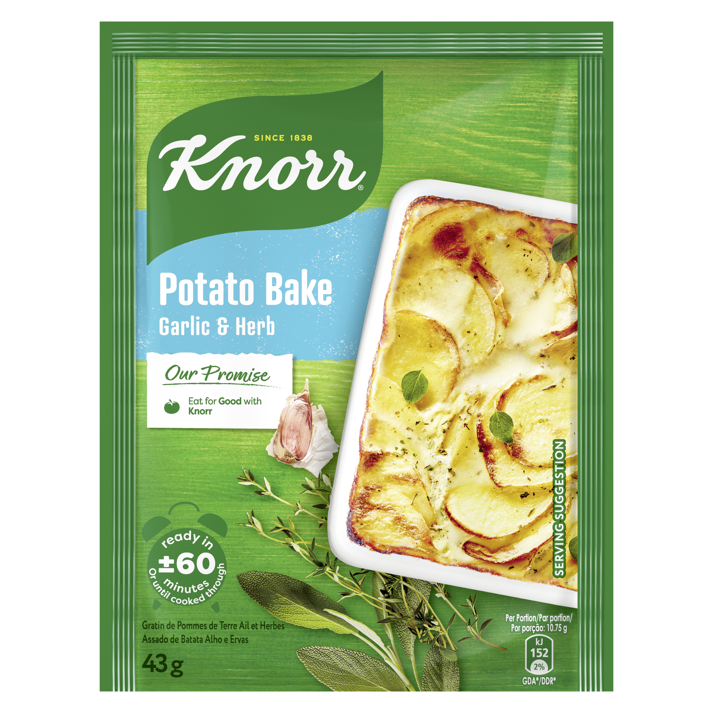 Knorr Garlic Herb Potato Bake