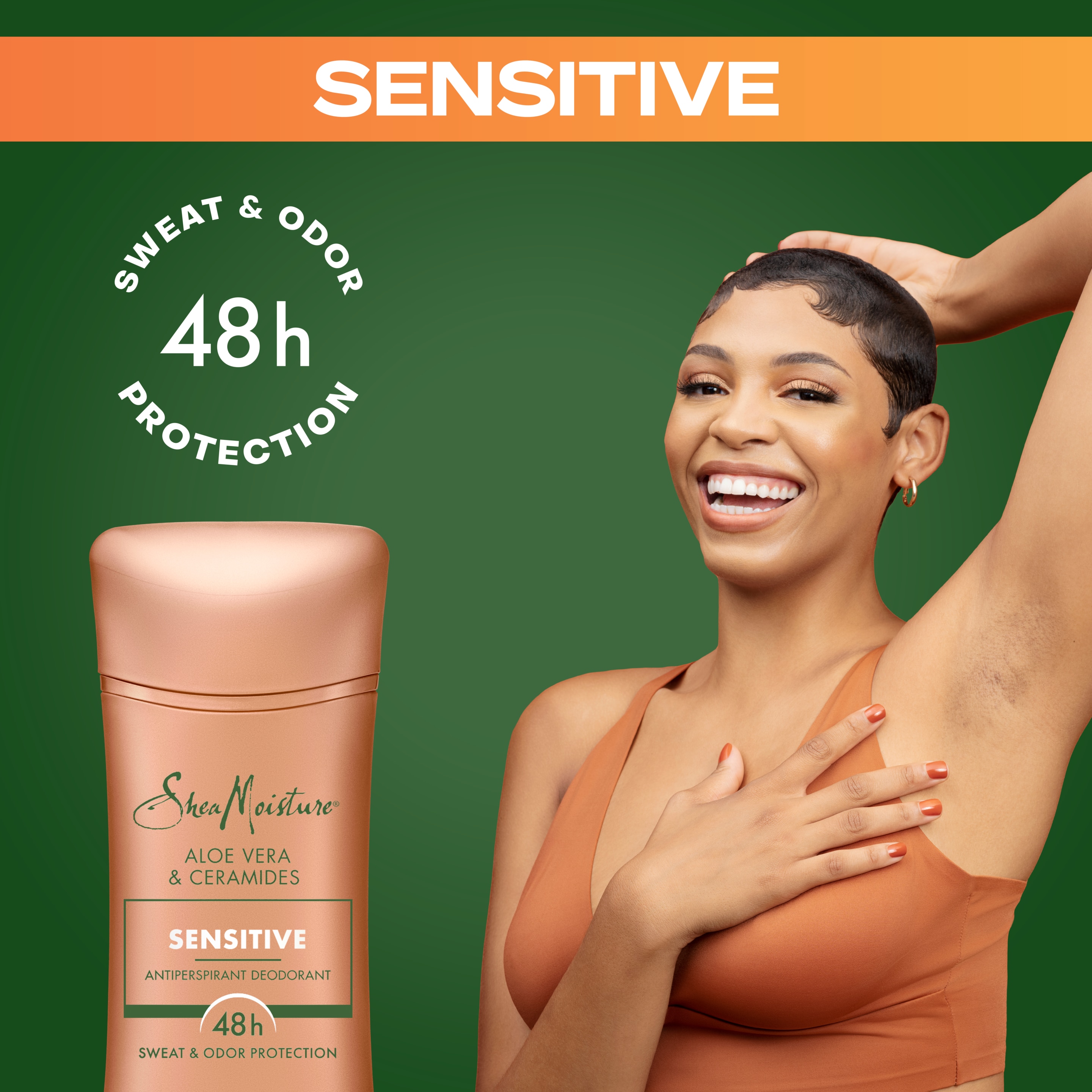 Aloe Vera & Ceramides Sensitive Antiperspirant Deodorant Stick