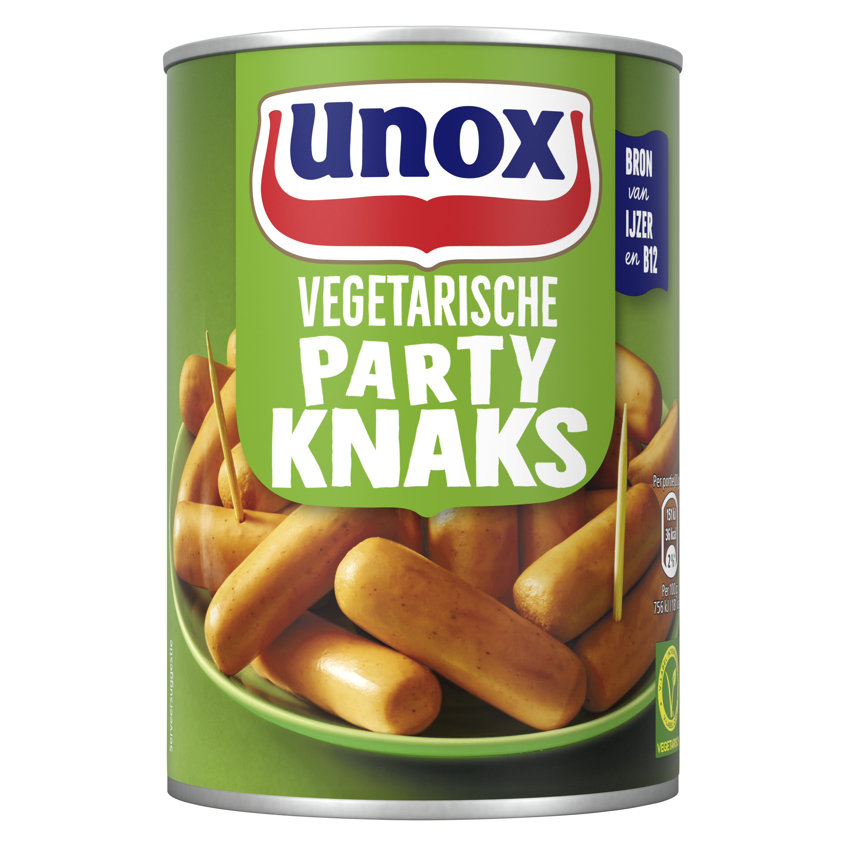 Unox Vegetarische party knaks 400g