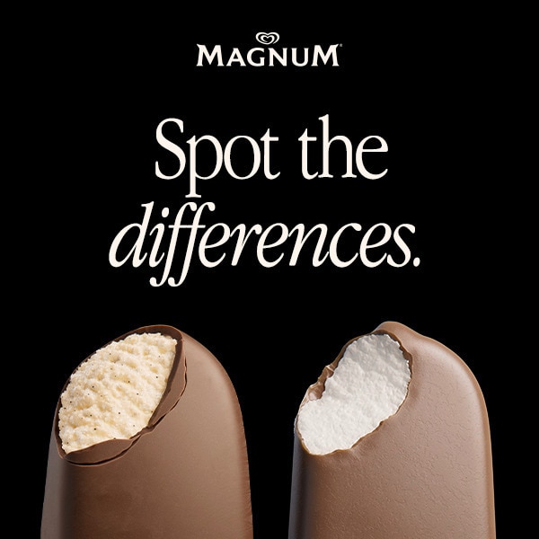 Spot the difference and win with magnum 