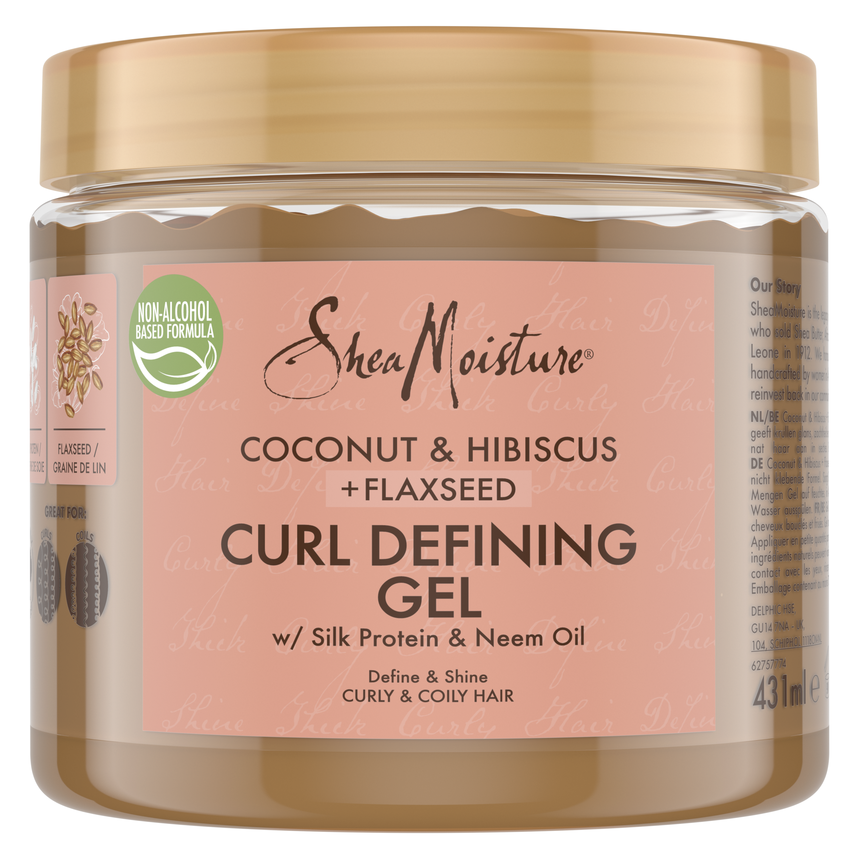 Cocout & Hibiscus Defining Styling Gel packshot