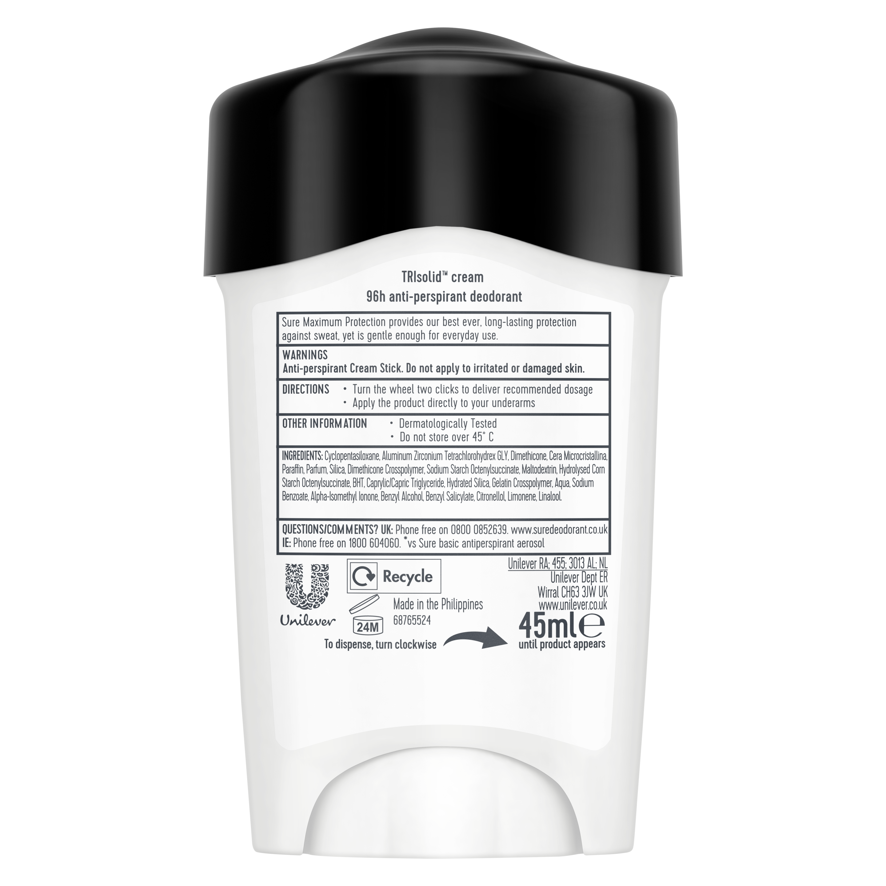 Sure Men 96hr Clean Scent Antiperspirant Deodorant Stick