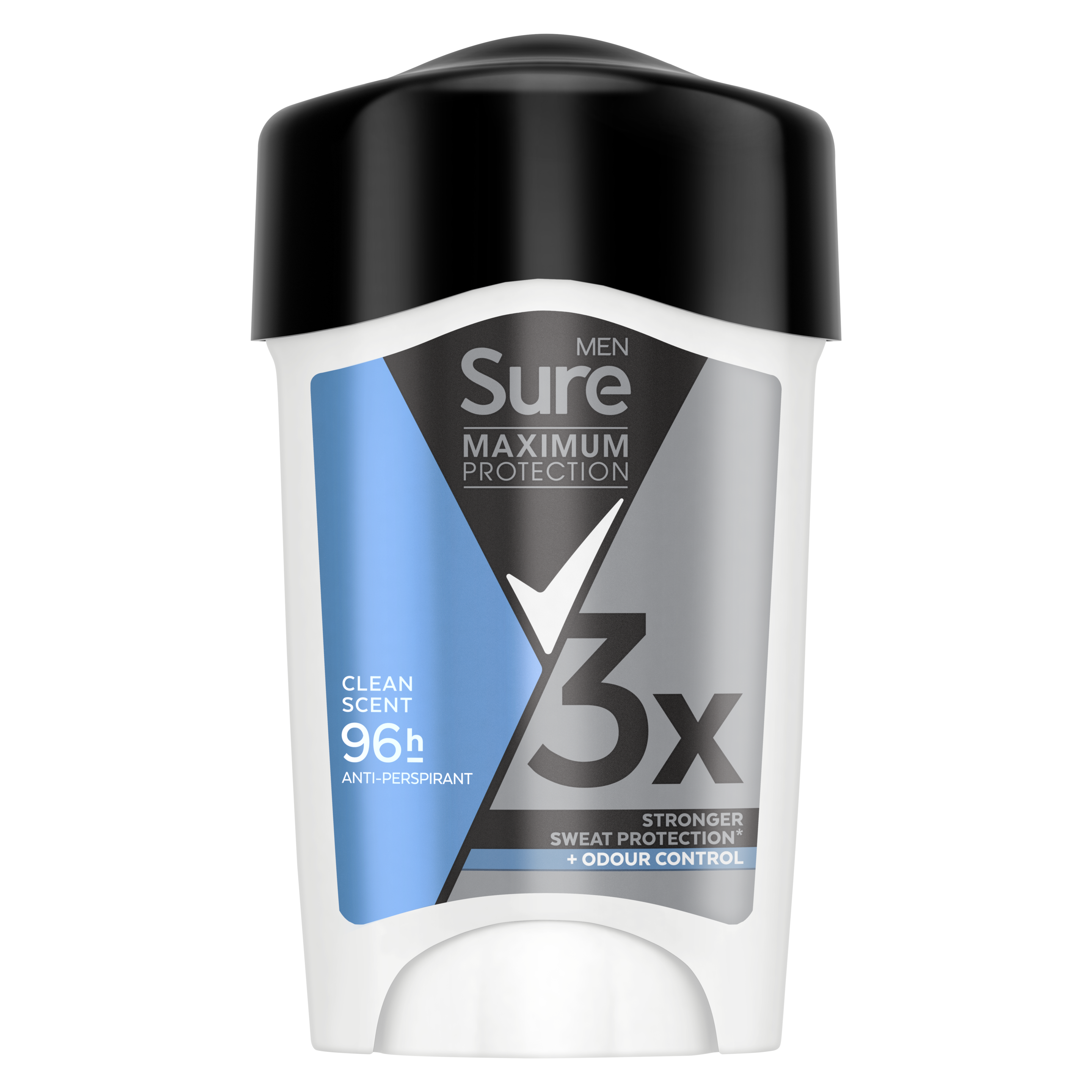 Sure's men's Clean Scent Maximum Protection Stick Front of pack shot