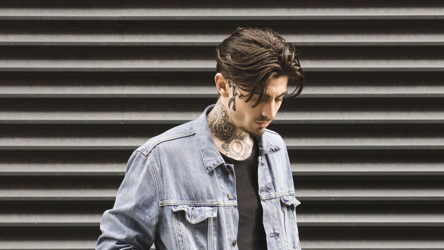 Short Hair with Long Front Strands and Fade