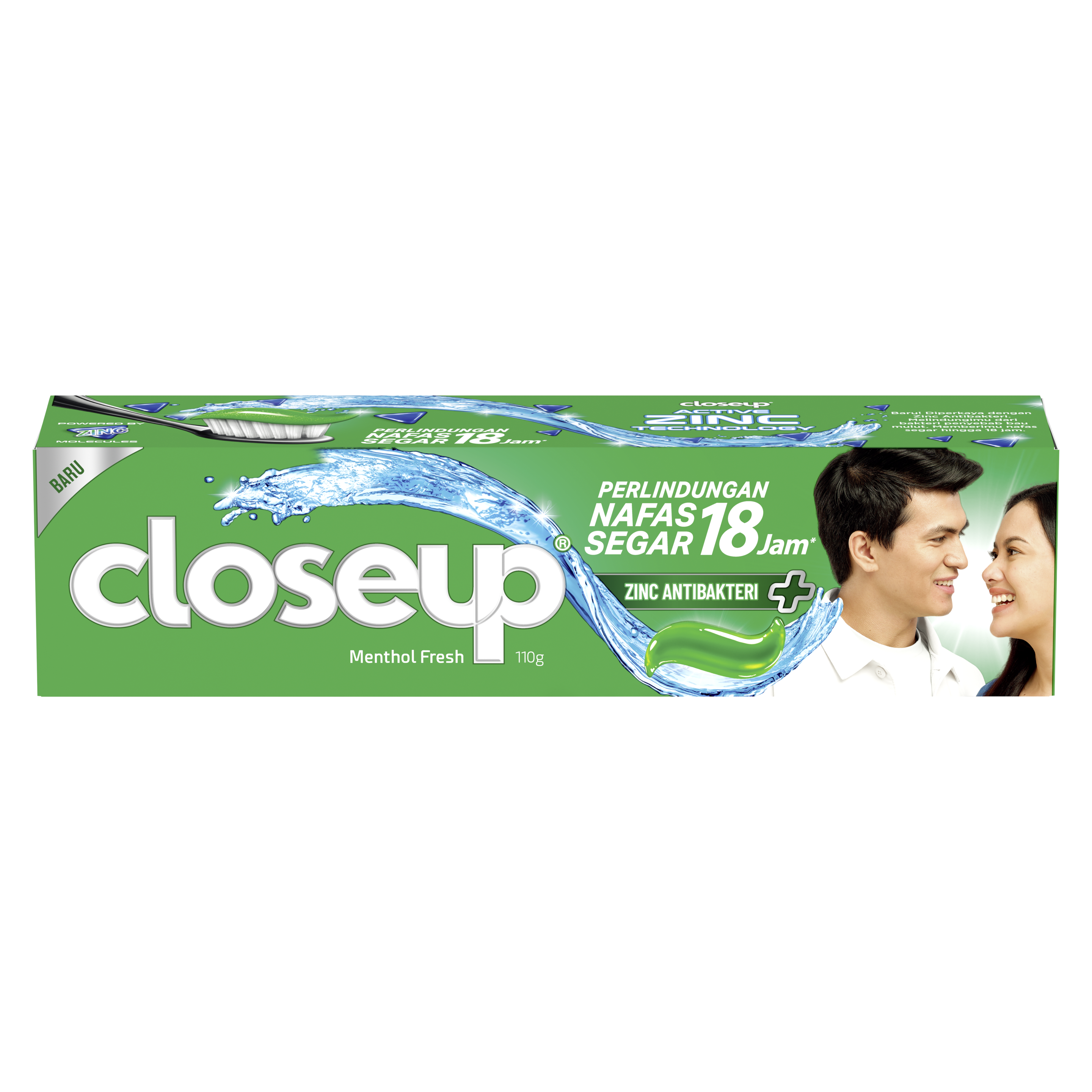 Closeup pasta gigi menthol fresh