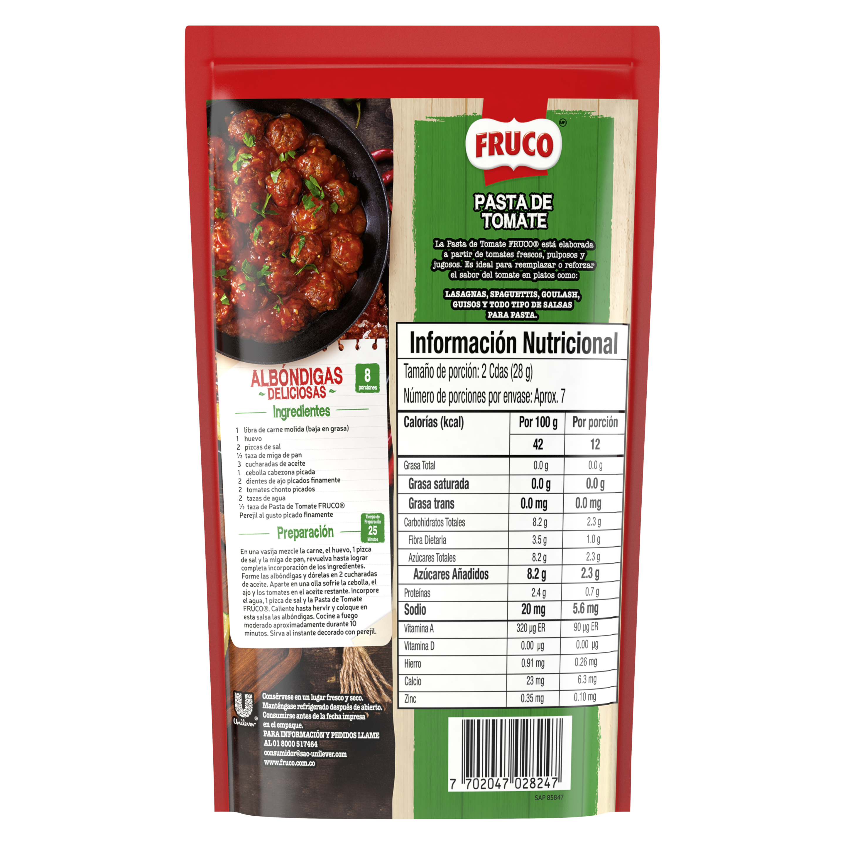 Pasta de tomate Fruco