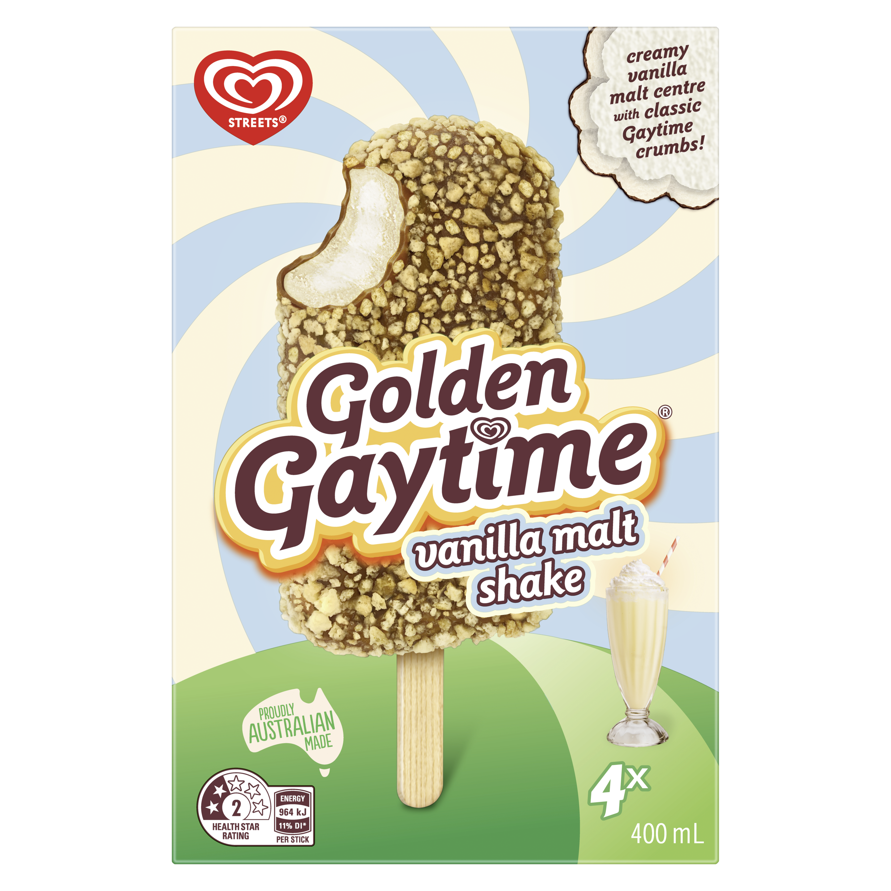 Golden Gaytime Vanilla Malt Multipack