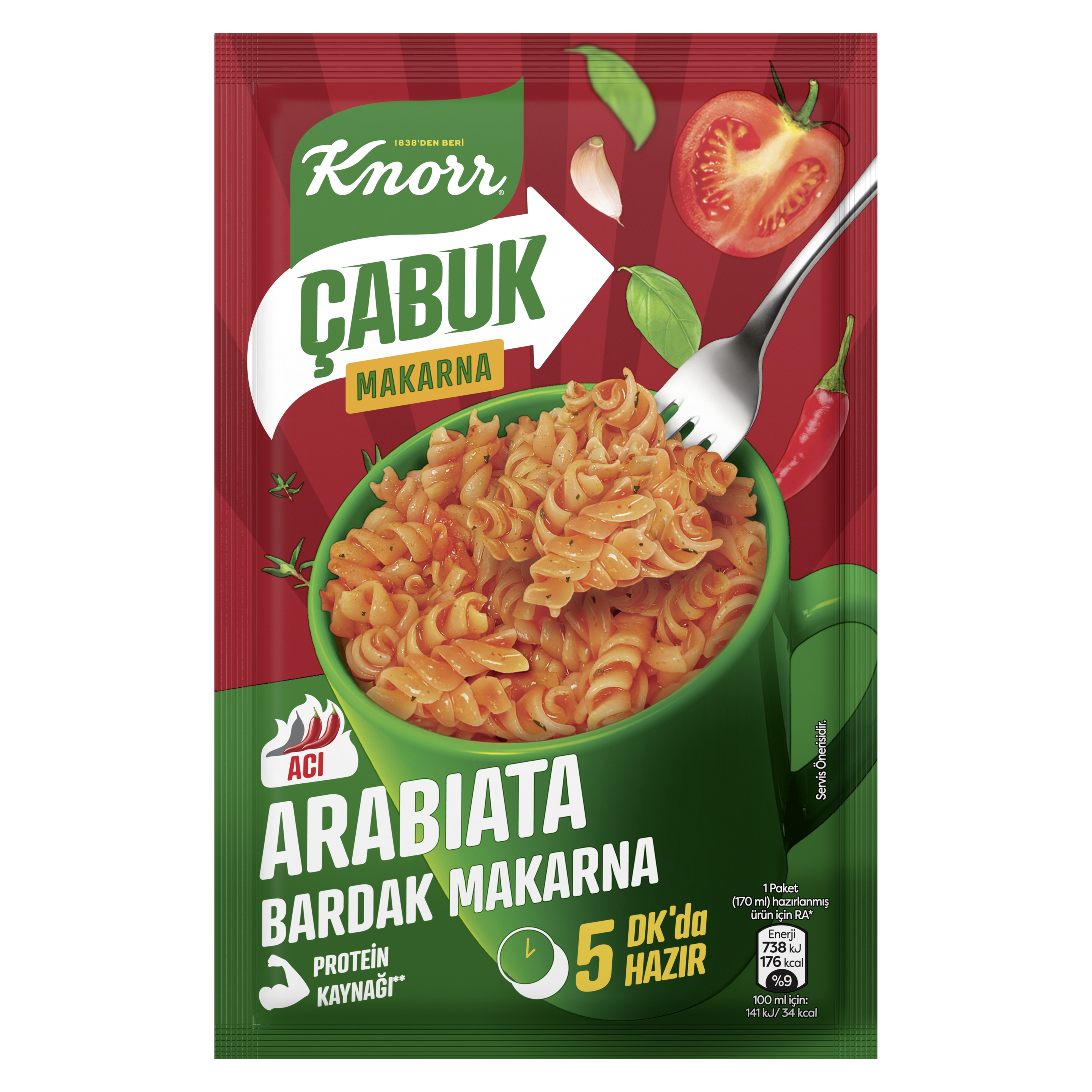 Knorr Çabuk Makarna Arabiata packshot