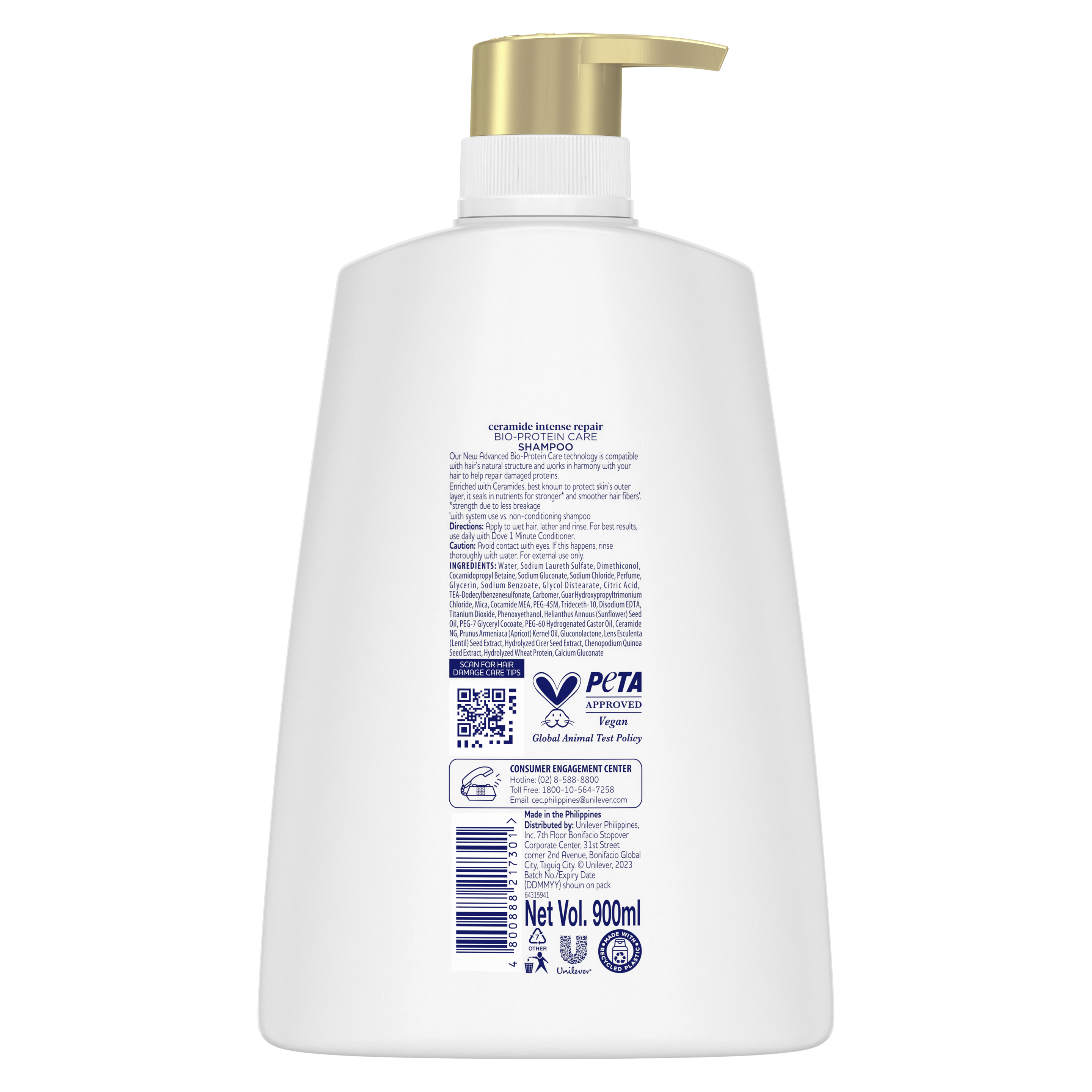 Dove Ceramide Intense Repair Shampoo