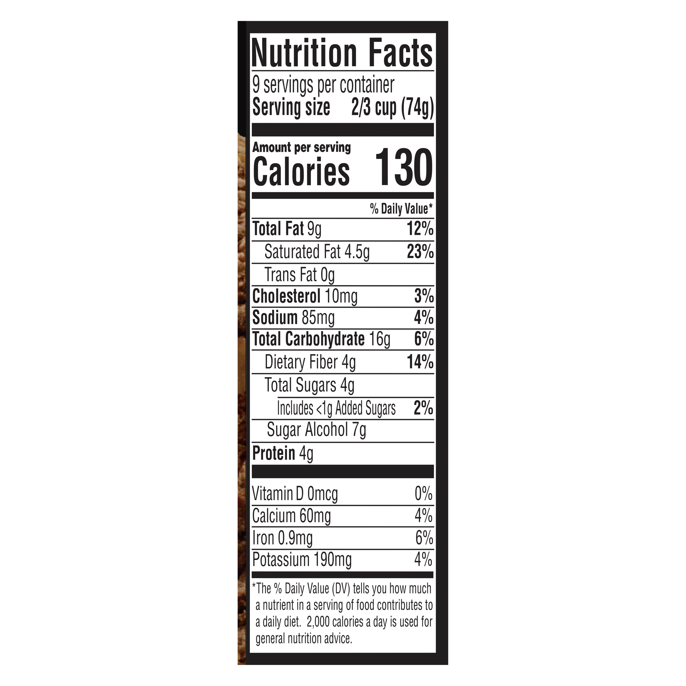 A 48 ounce tub of Breyers® CarbSmart™ Chocolate Peanut Butter simple image