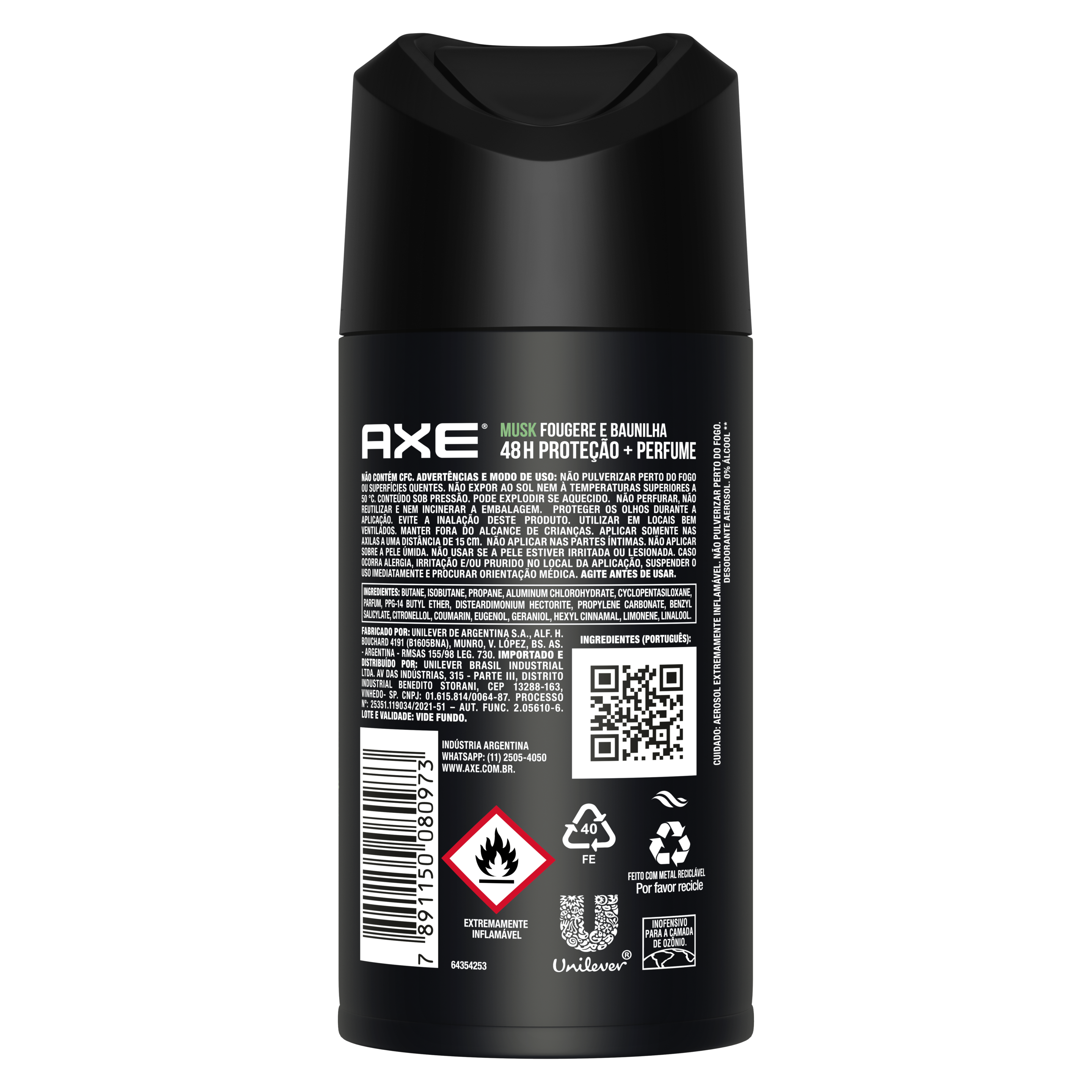 Antitranspirante Axe Musk