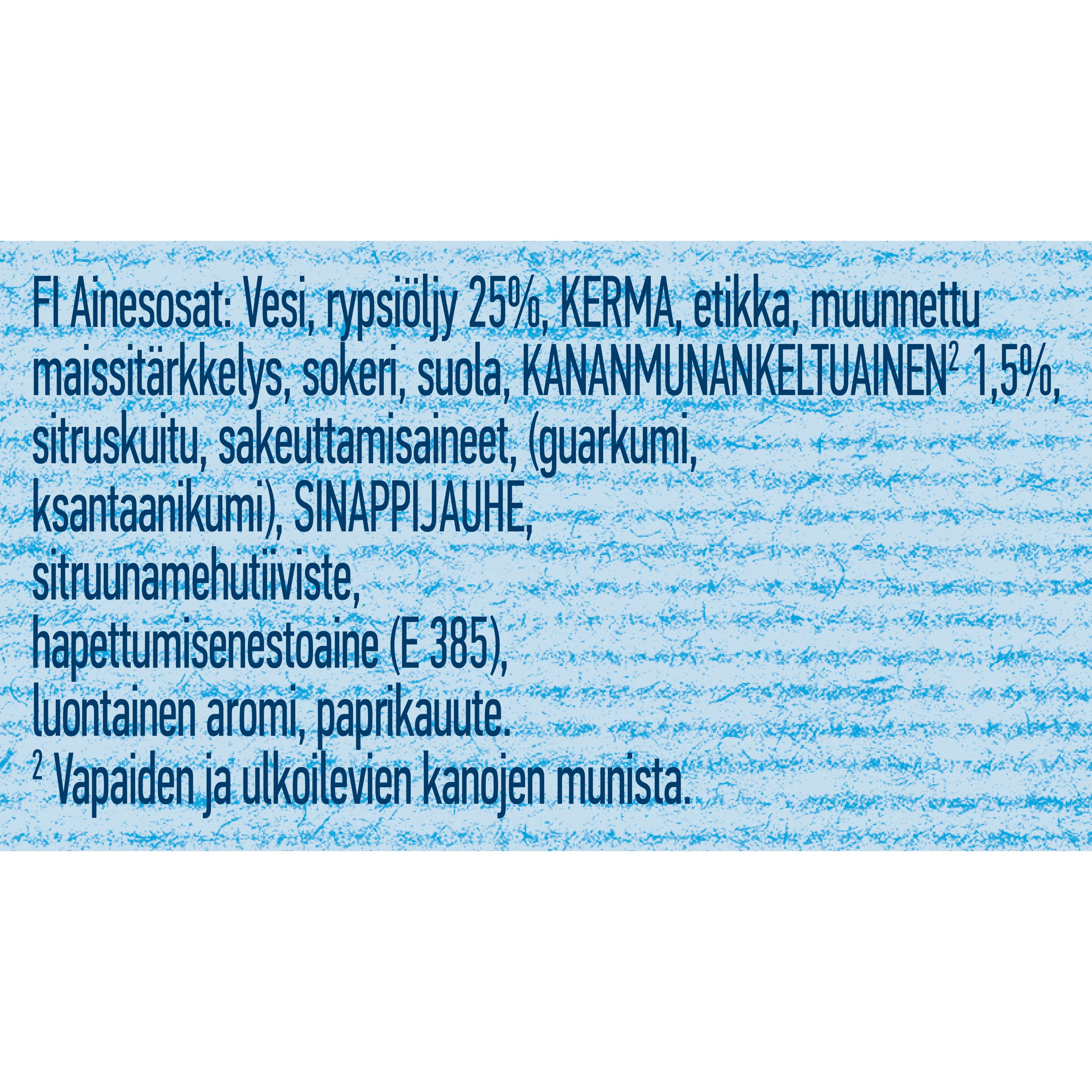 Light Mayonnaise - Kevytmajoneesi packshot