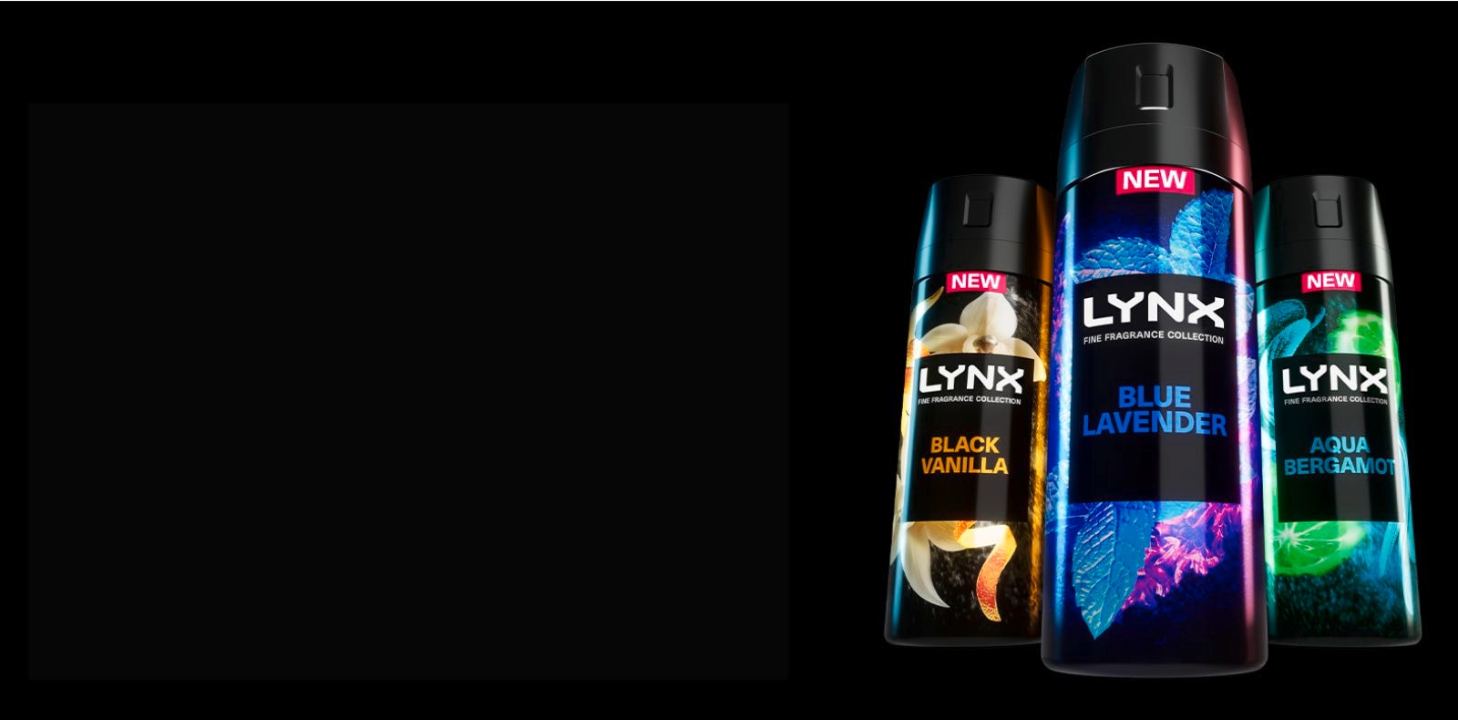 Fine Fragrance background with product range 