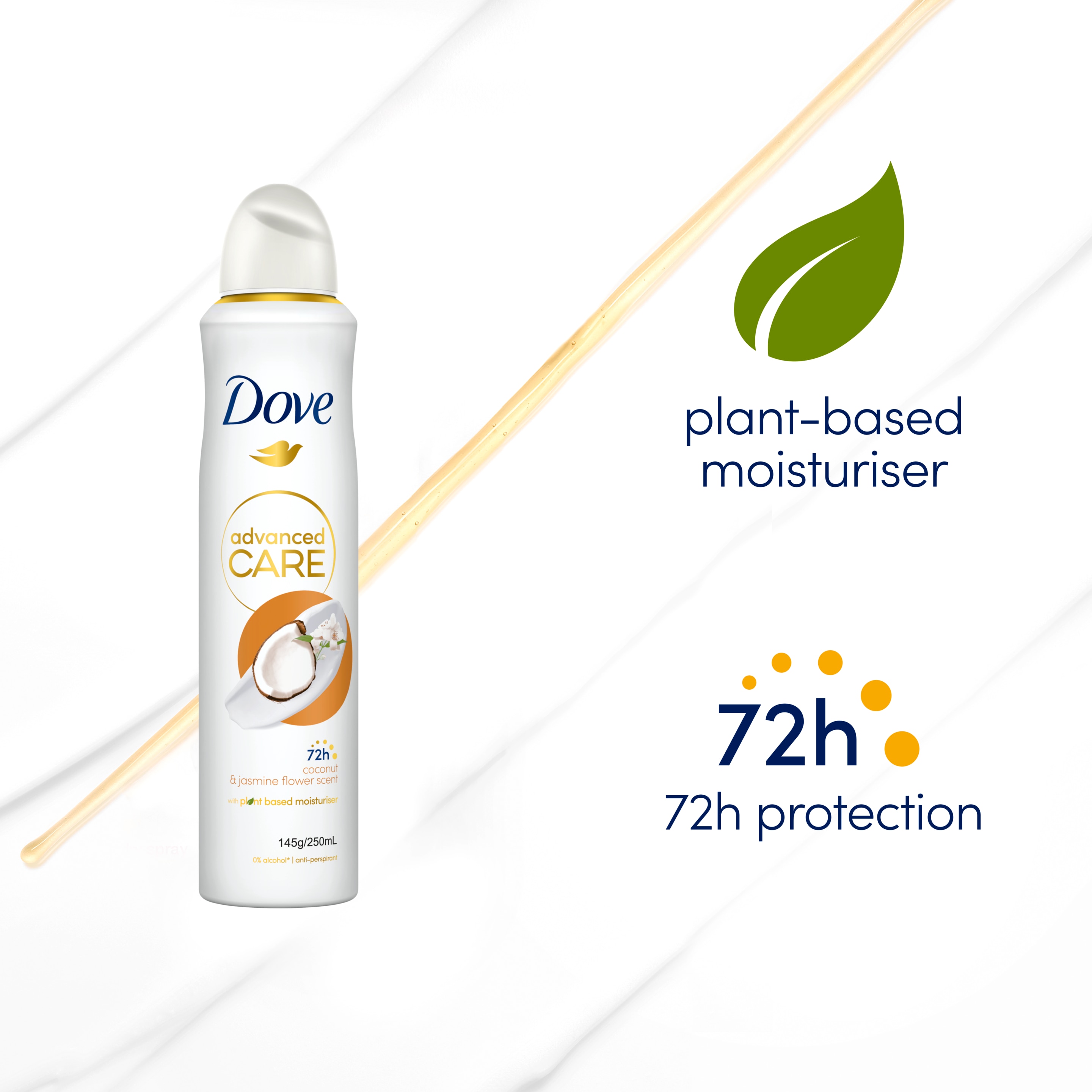 Advanced Antiperspirant Aerosol Nourishing Coconut Jasmine