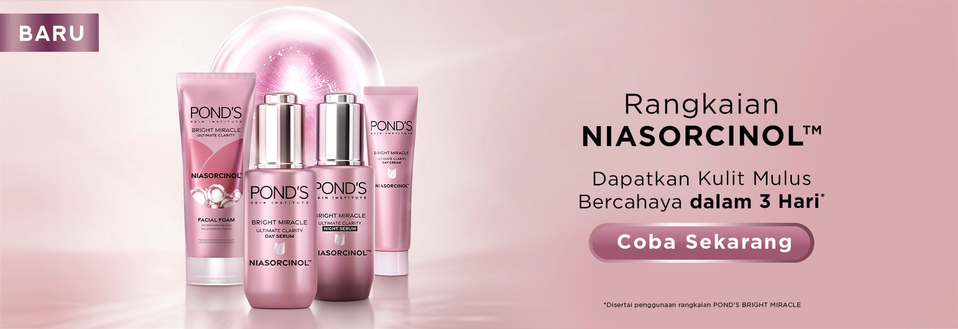 Bright Miracle Serum dengan Niasorcinol