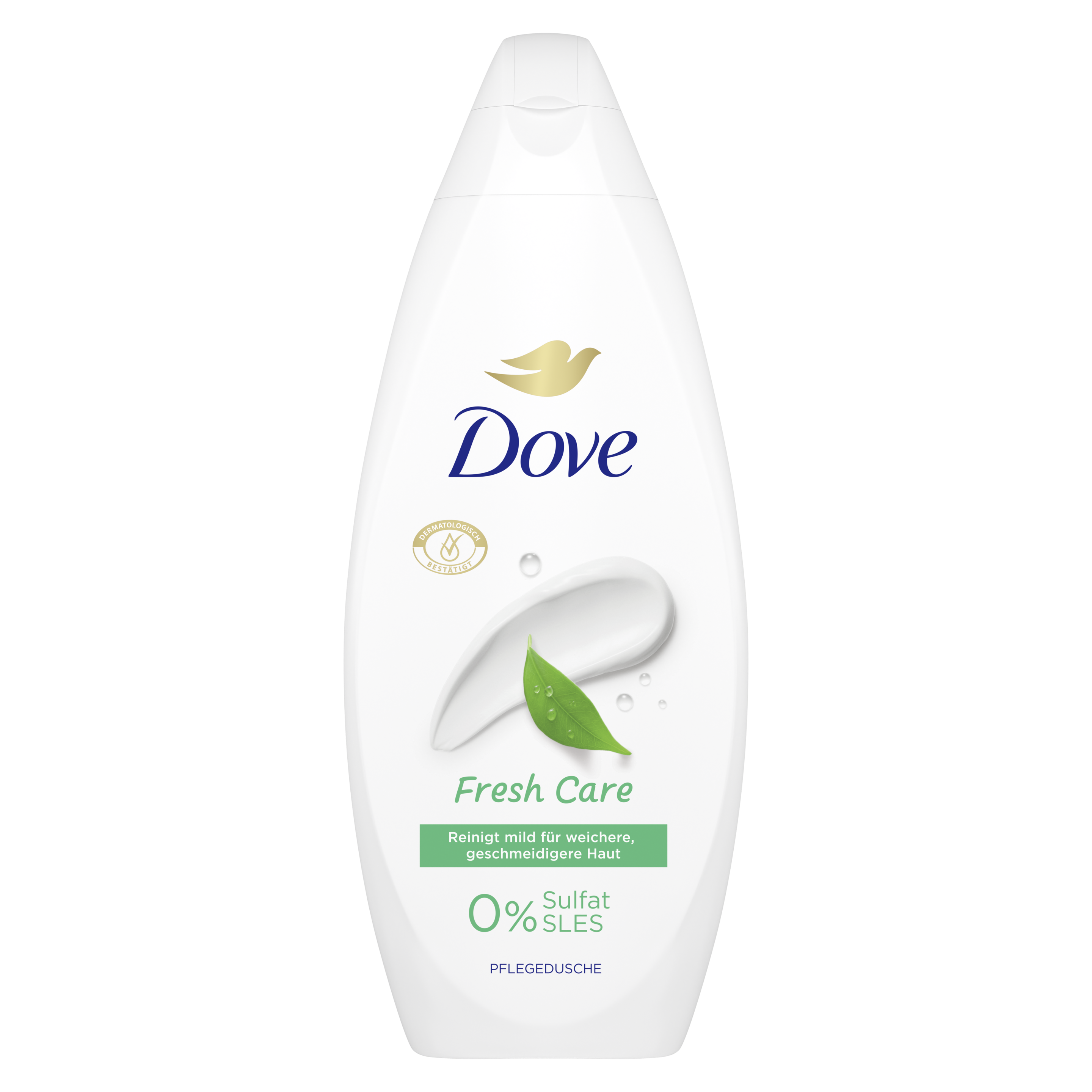 Dove Pflegedusche Fresh Care 250 ml in einem weißen Design
