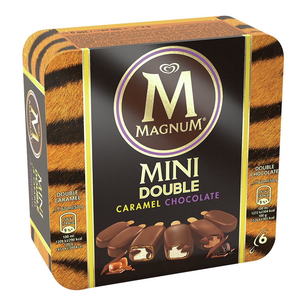 Multipack Magnum Mini Double Chocolate & Caramelo