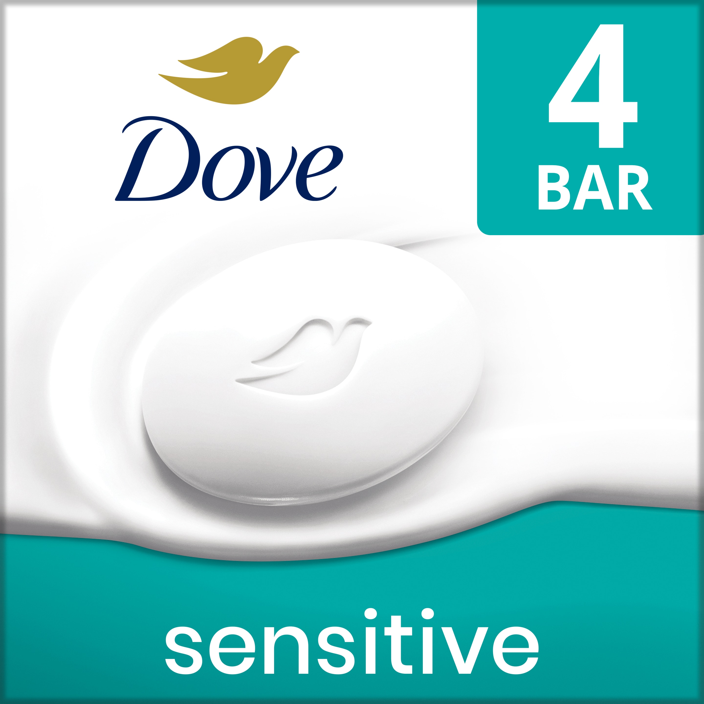 Dove Sensitive Skin Beauty Bar 3.75 oz 4pk