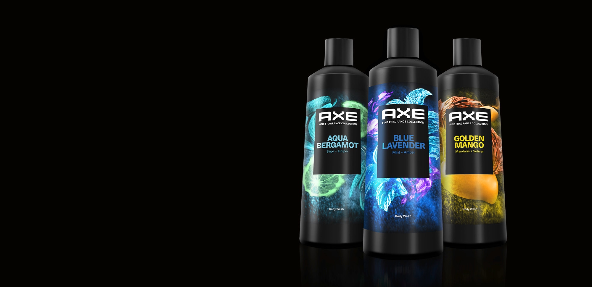 AXE Fine Fragrance Collection Body Wash For Men Aqua Bergamot