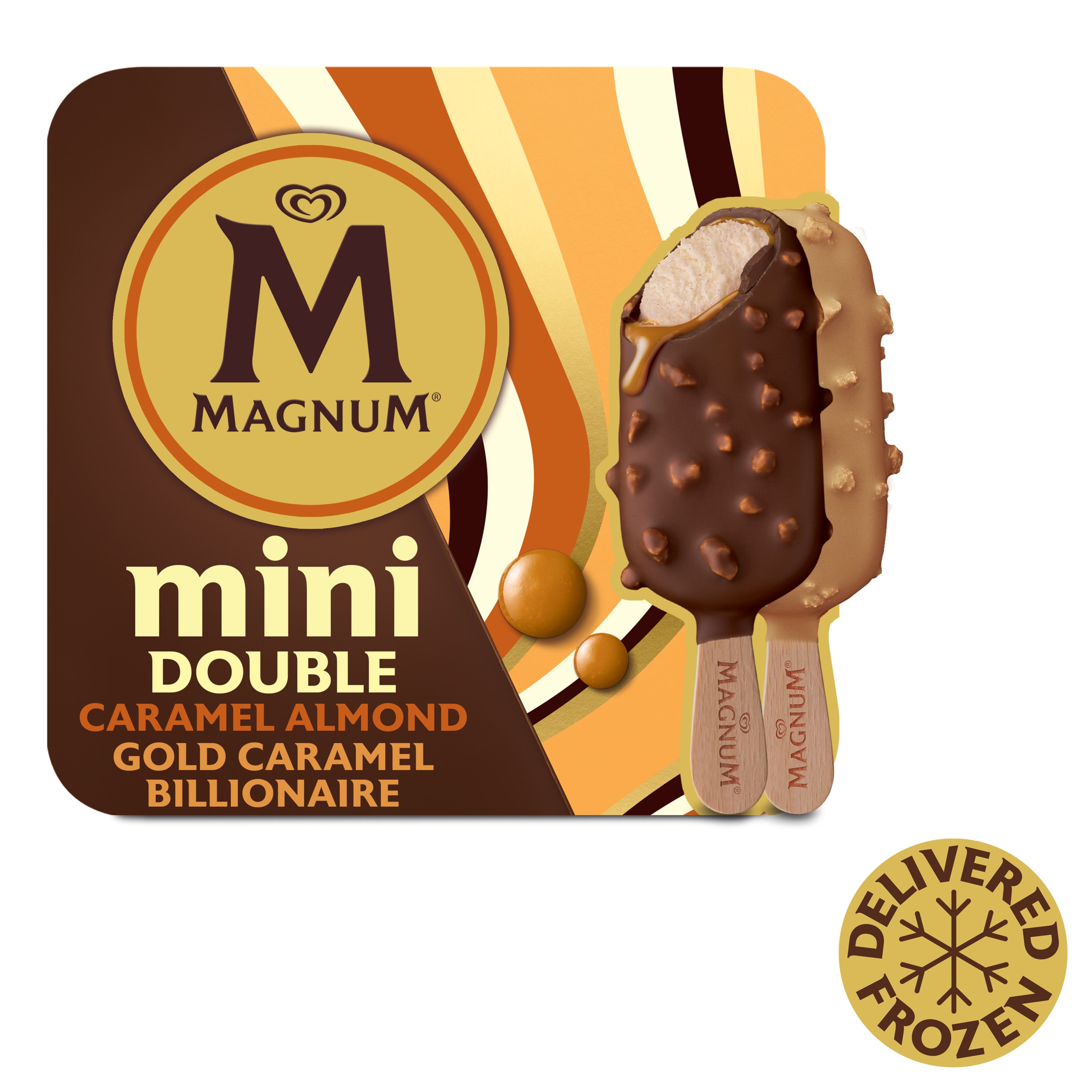Magnum Mini Double Caramel Collection 6-p packshot
