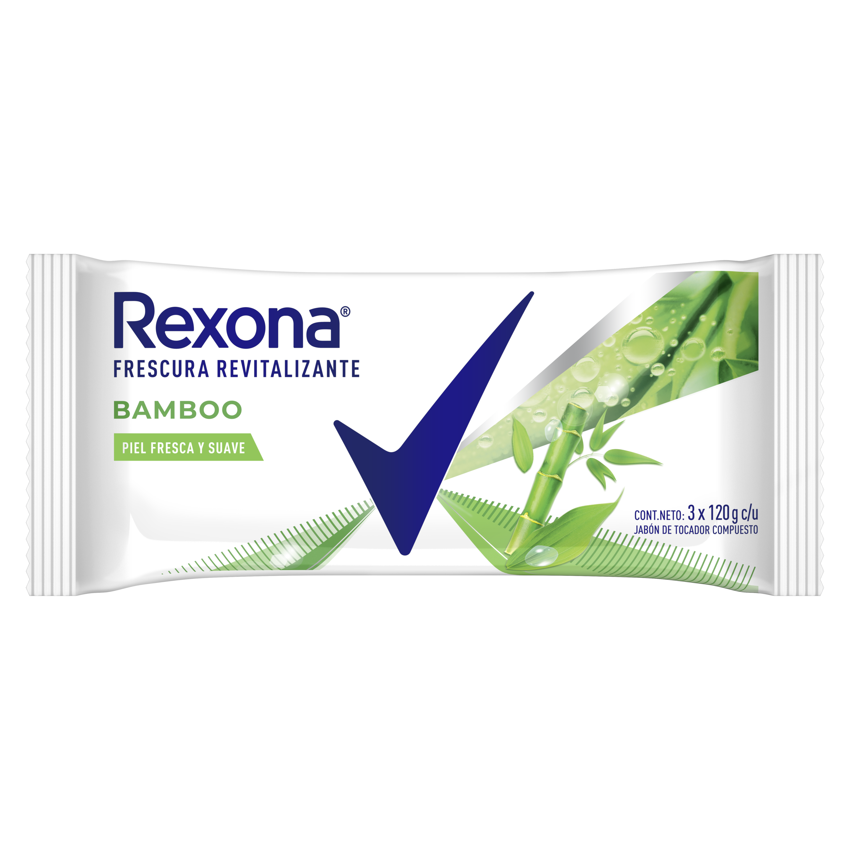Jabón En Barra Bamboo X3 packshot