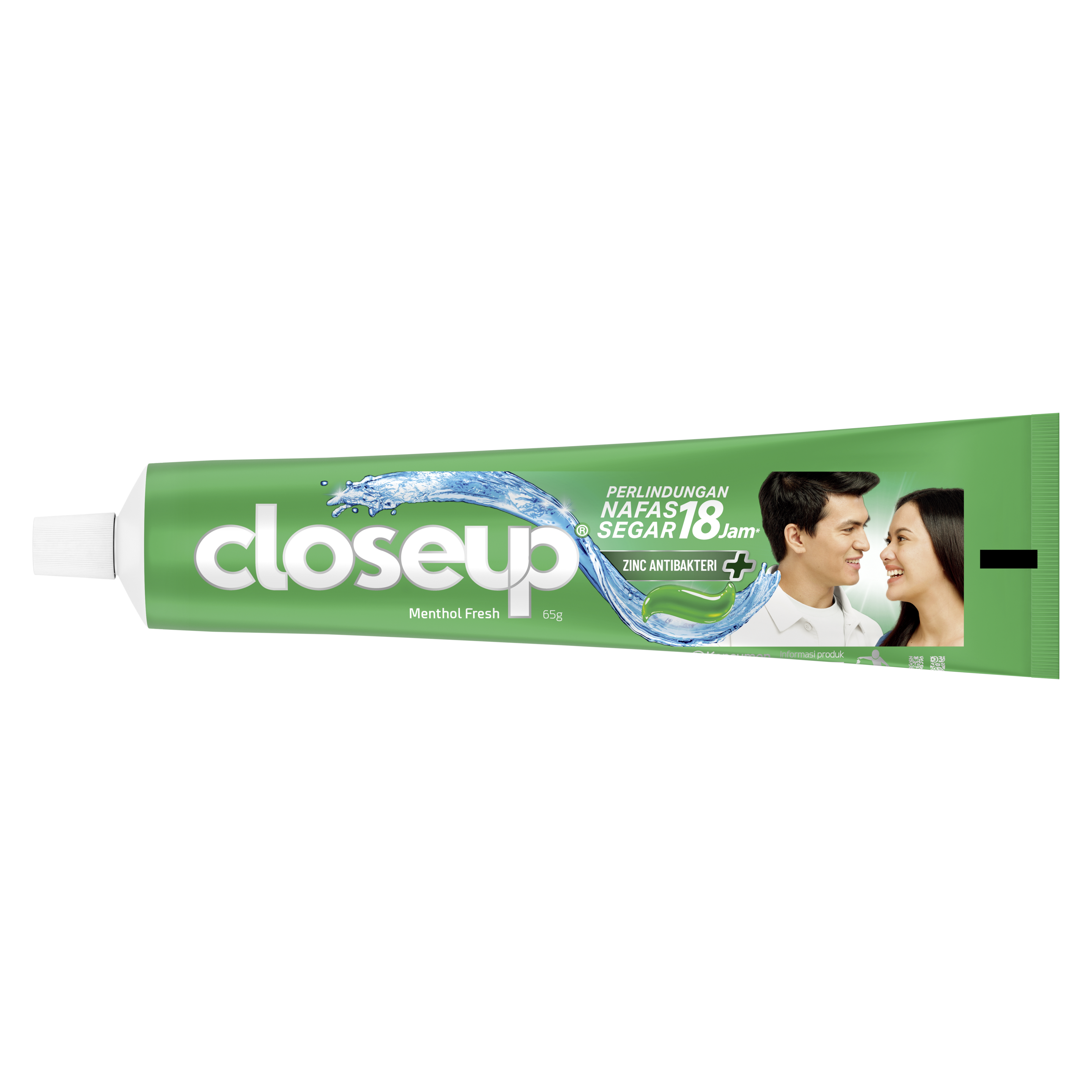 Closeup pasta gigi menthol fresh