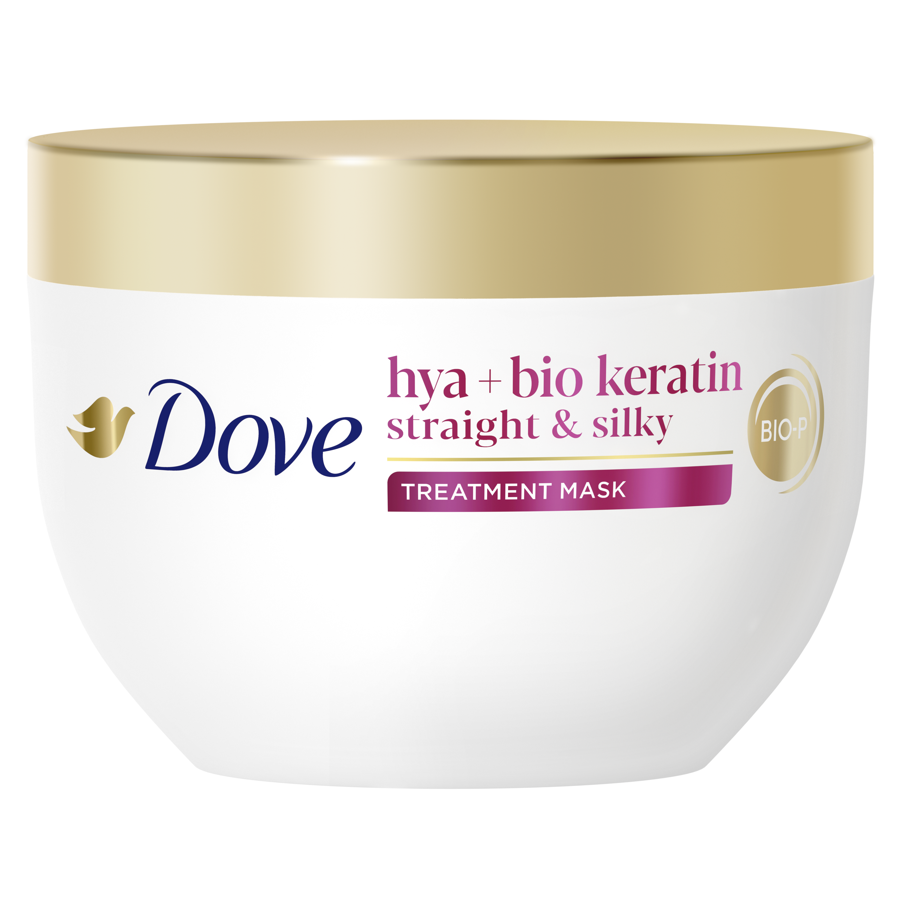 Dove Bio Keratin Straight & Silky Mask 300mL packshot