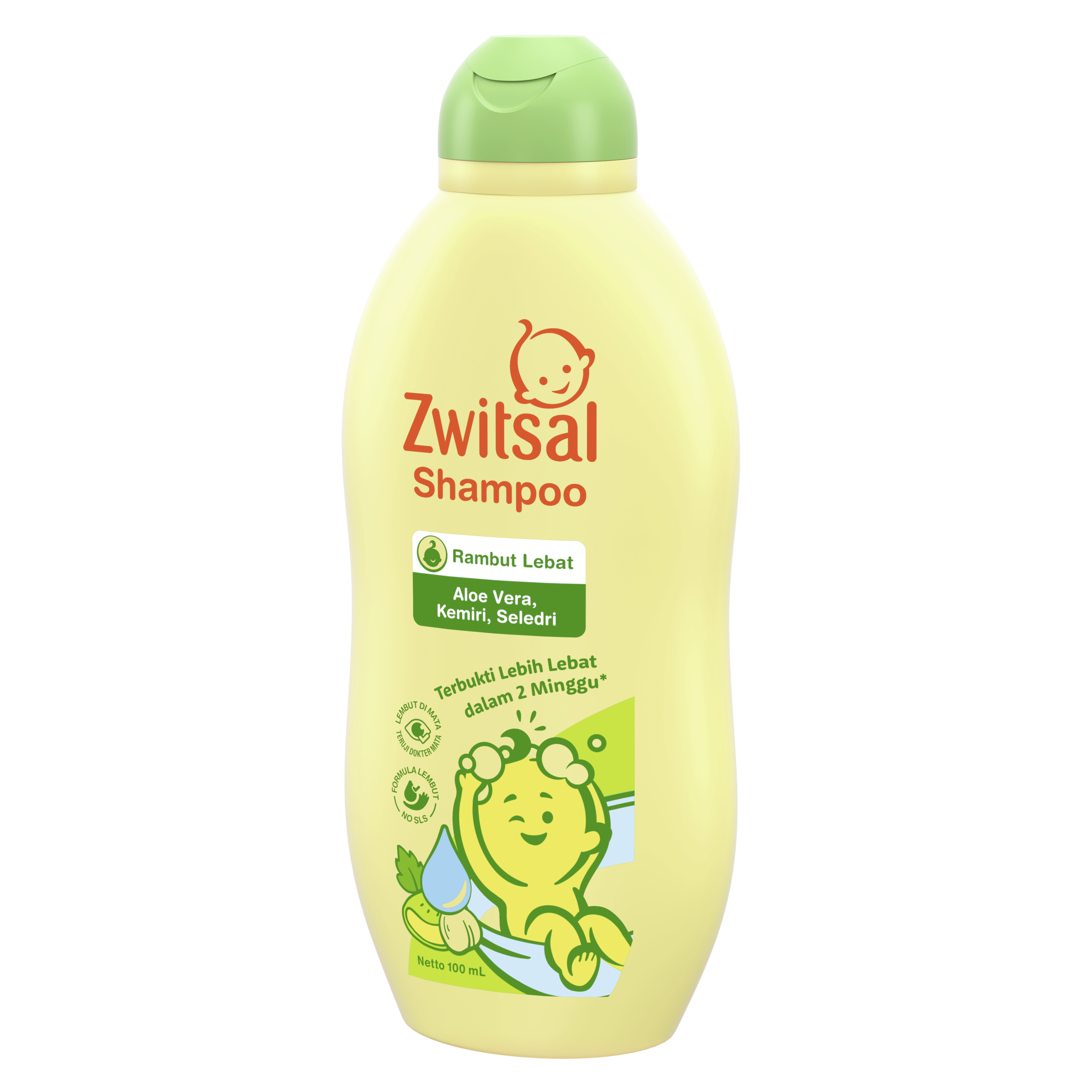 ZWITSAL BABY SHAMPOO SHAMPO BAYI ALOE VERA KEMIRI SELEDRI Melembutkan Rambut 300ML