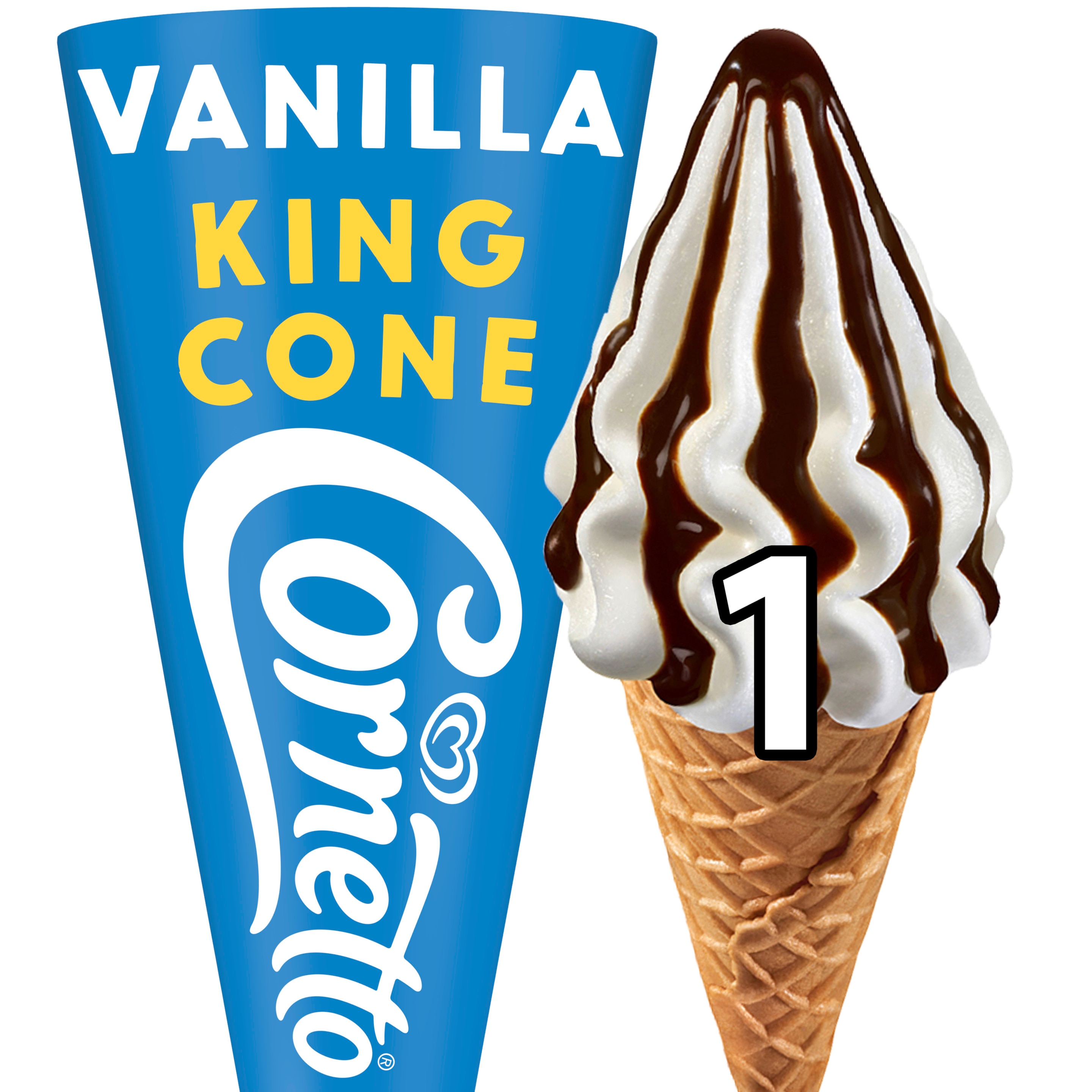 Cornetto King Cone Vanilla 1 x 260 ml - Langnese Deutschland