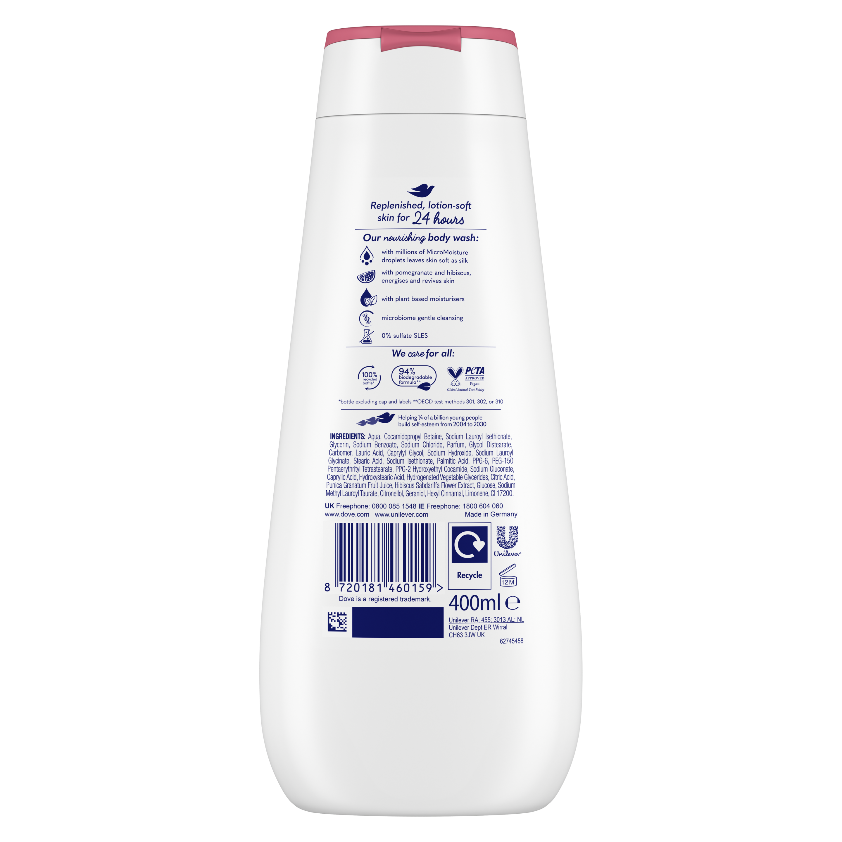 Pomegranate & Hibiscus Reviving Body Wash 225 ml