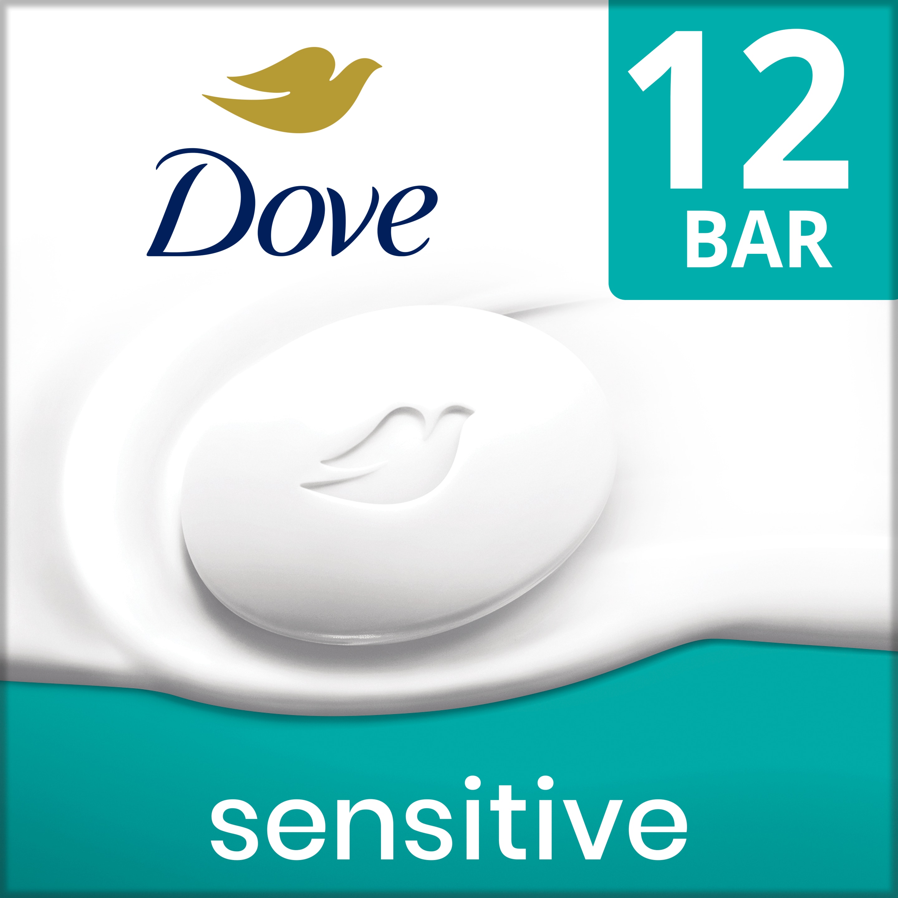 Dove Sensitive Skin Beauty Bar 3.75 oz 12pk