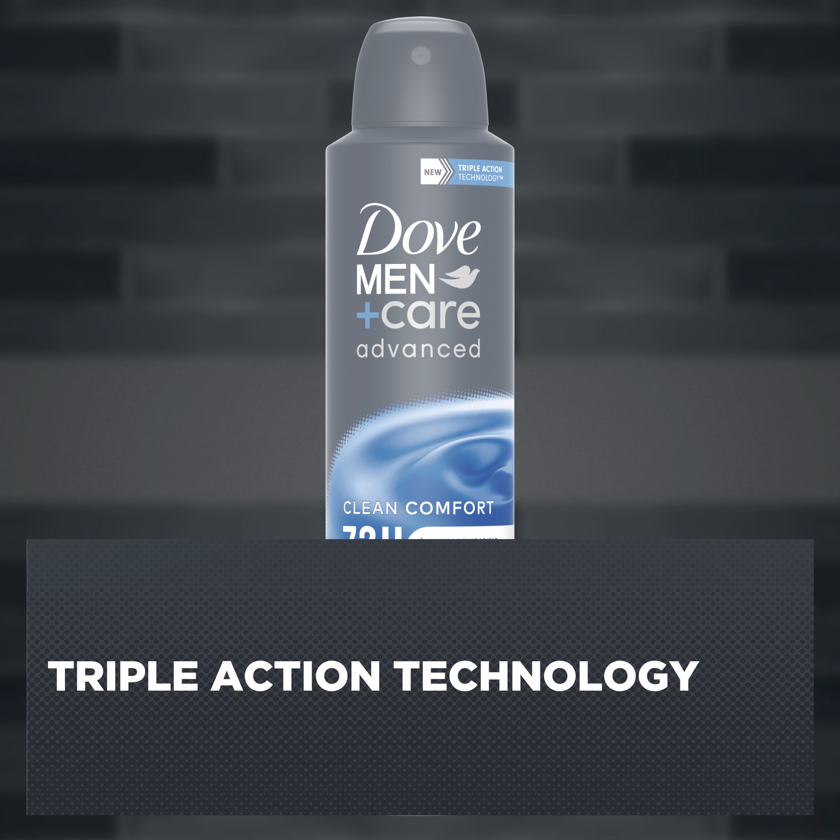 Men+ Care Advanced Antiperspirant Aerosol Clean Comfort