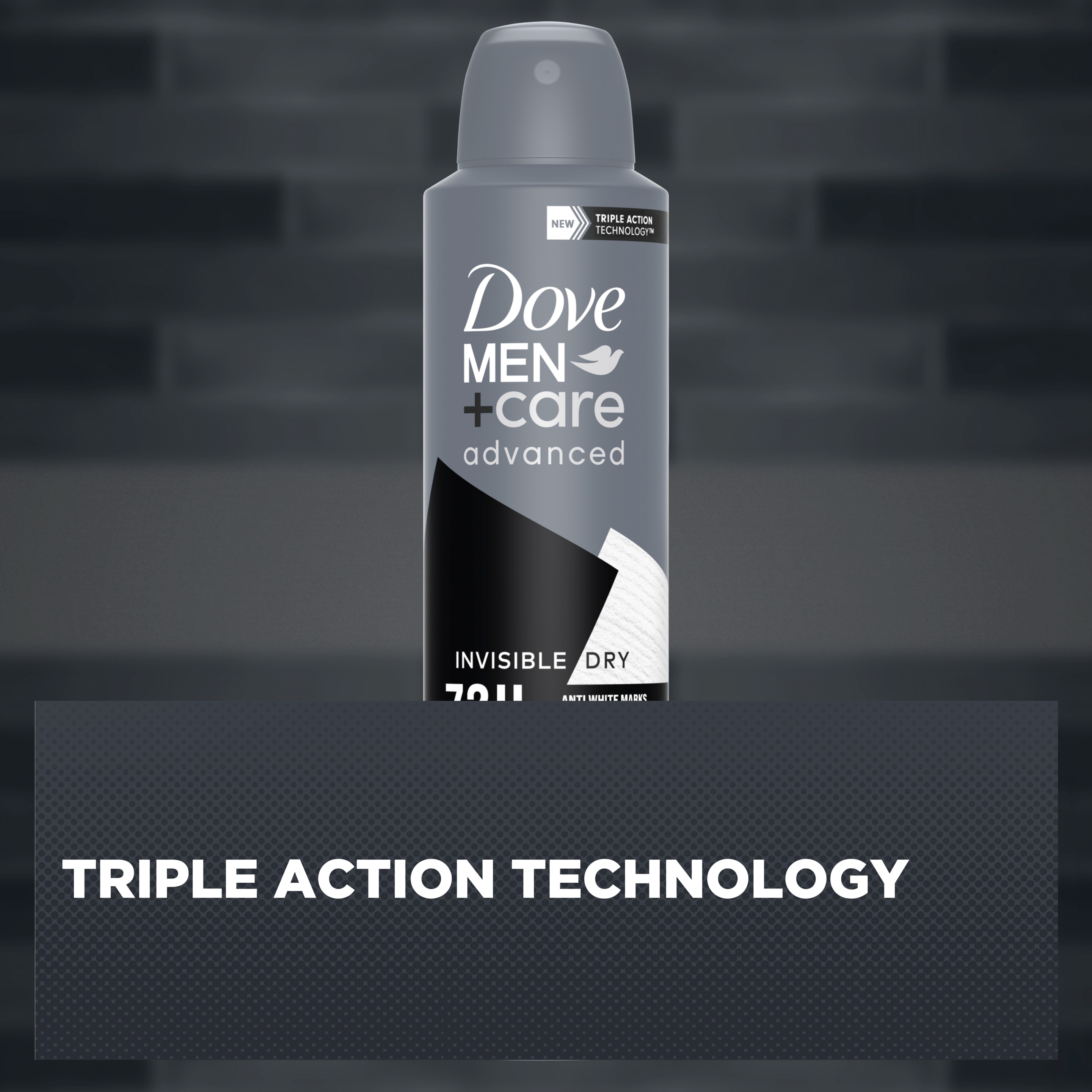 Men+ Care Advanced Antiperspirant Aerosol Invisible Dry