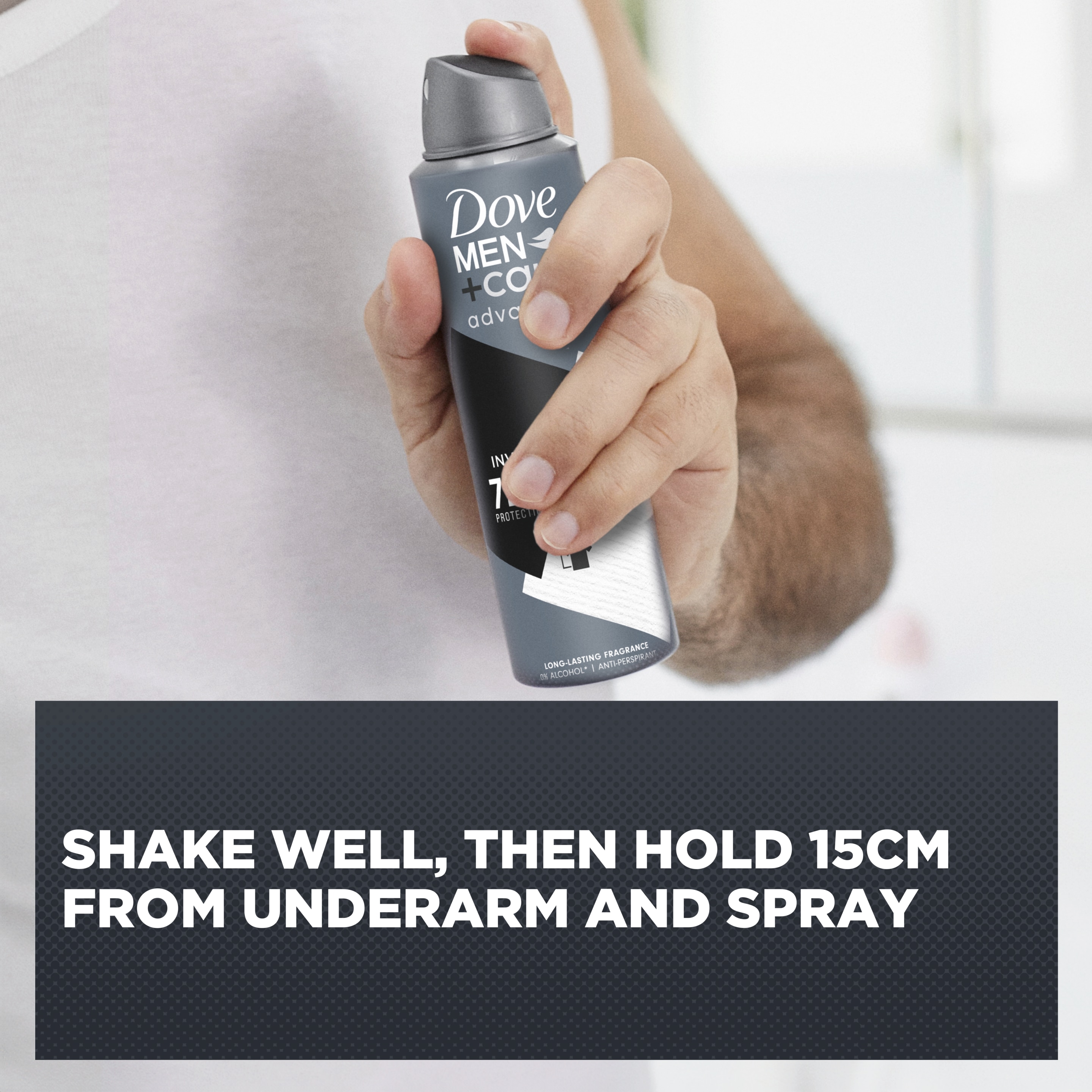 Men+ Care Advanced Antiperspirant Aerosol Invisible Dry